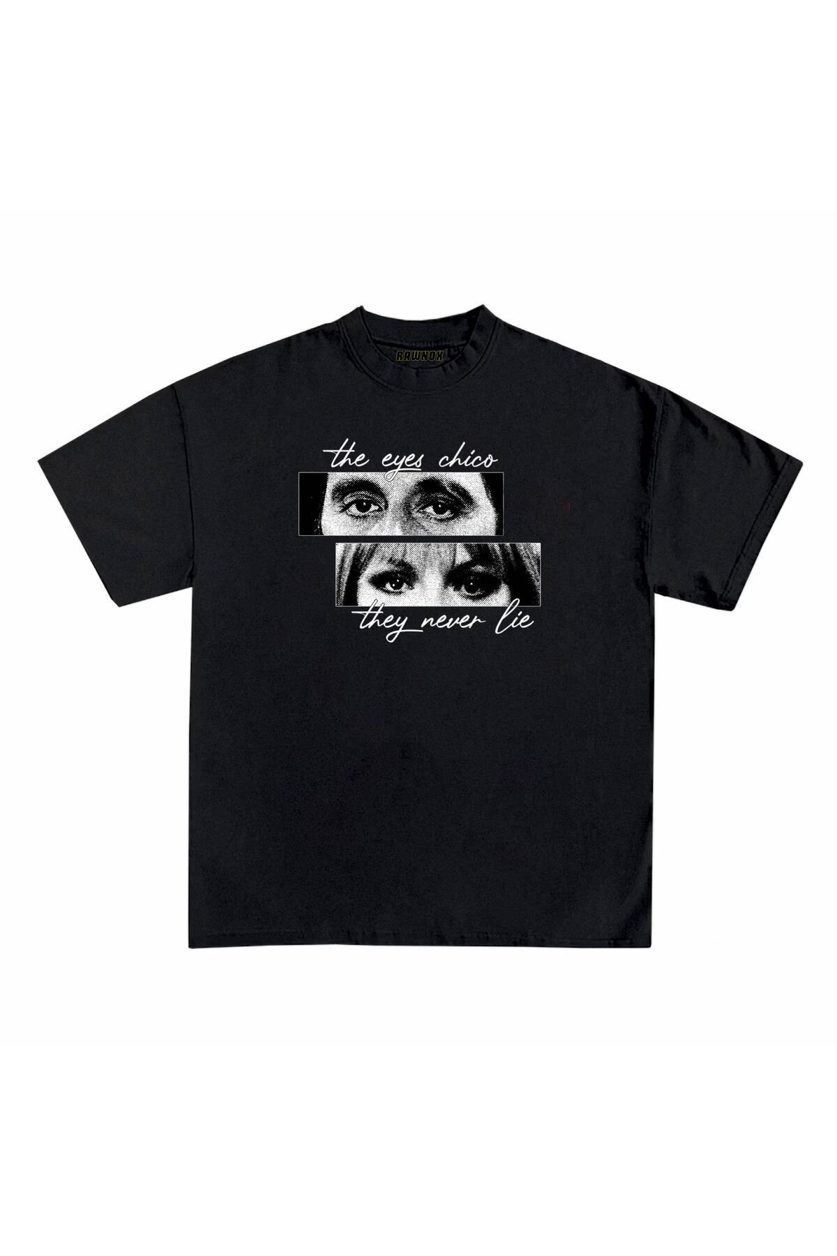RawNox Unisex Bol Kalıp RawNox Özel Koleksiyon The Eyes Tshirt
