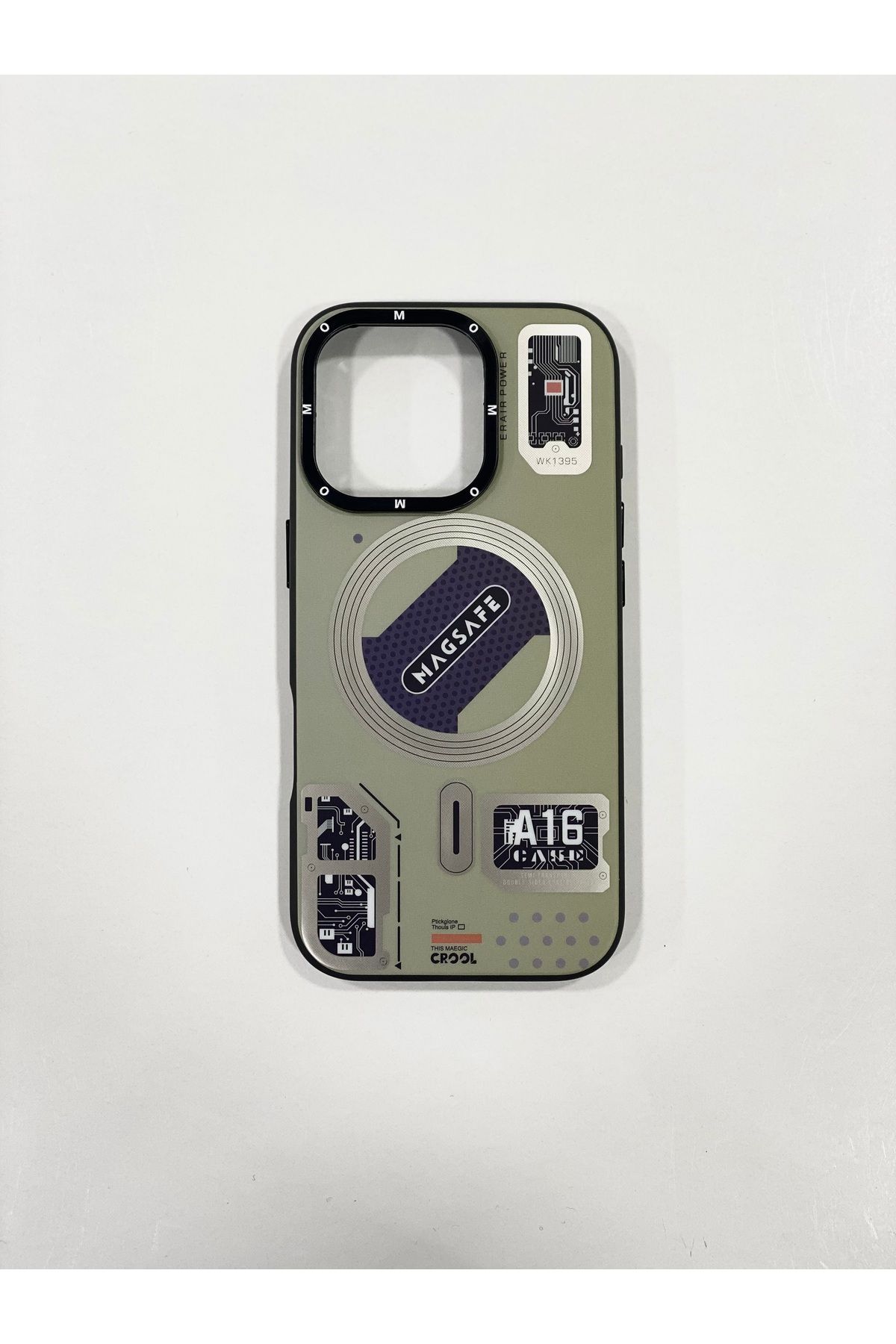 KLF iPhone 16 Pro MagSafe ŞARJ ÖZELLİKLİ DESENLİ KILIF ULTRA KORUMA