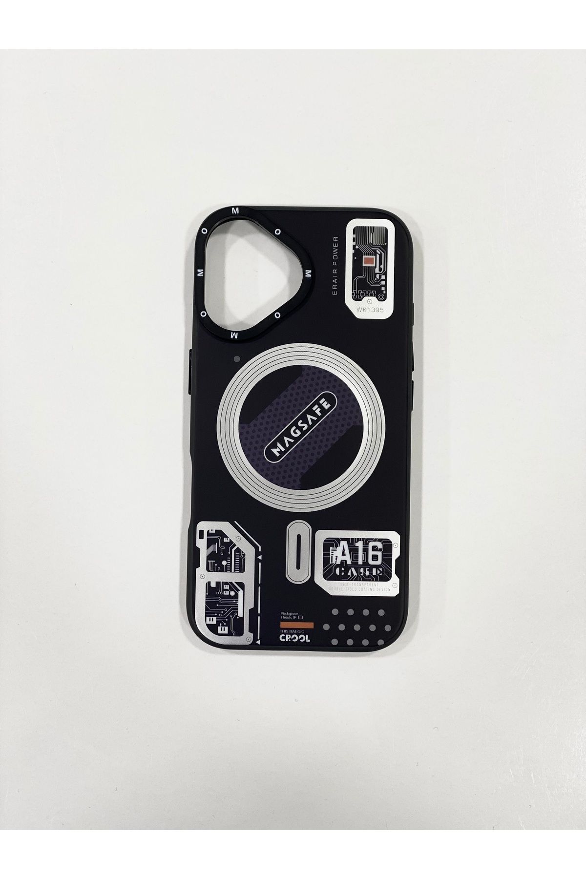 KLF iPhone 16 MagSafe ŞARJ ÖZELLİKLİ DESENLİ KILIF ULTRA KORUMA