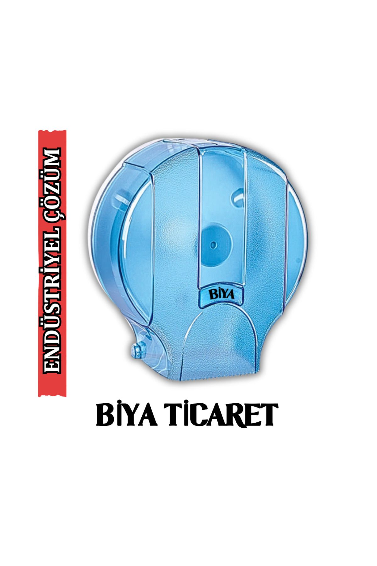 BİYA Mini Jumbo Tuvalet Kağıdı Dispenseri (Plastik – Şeffaf)