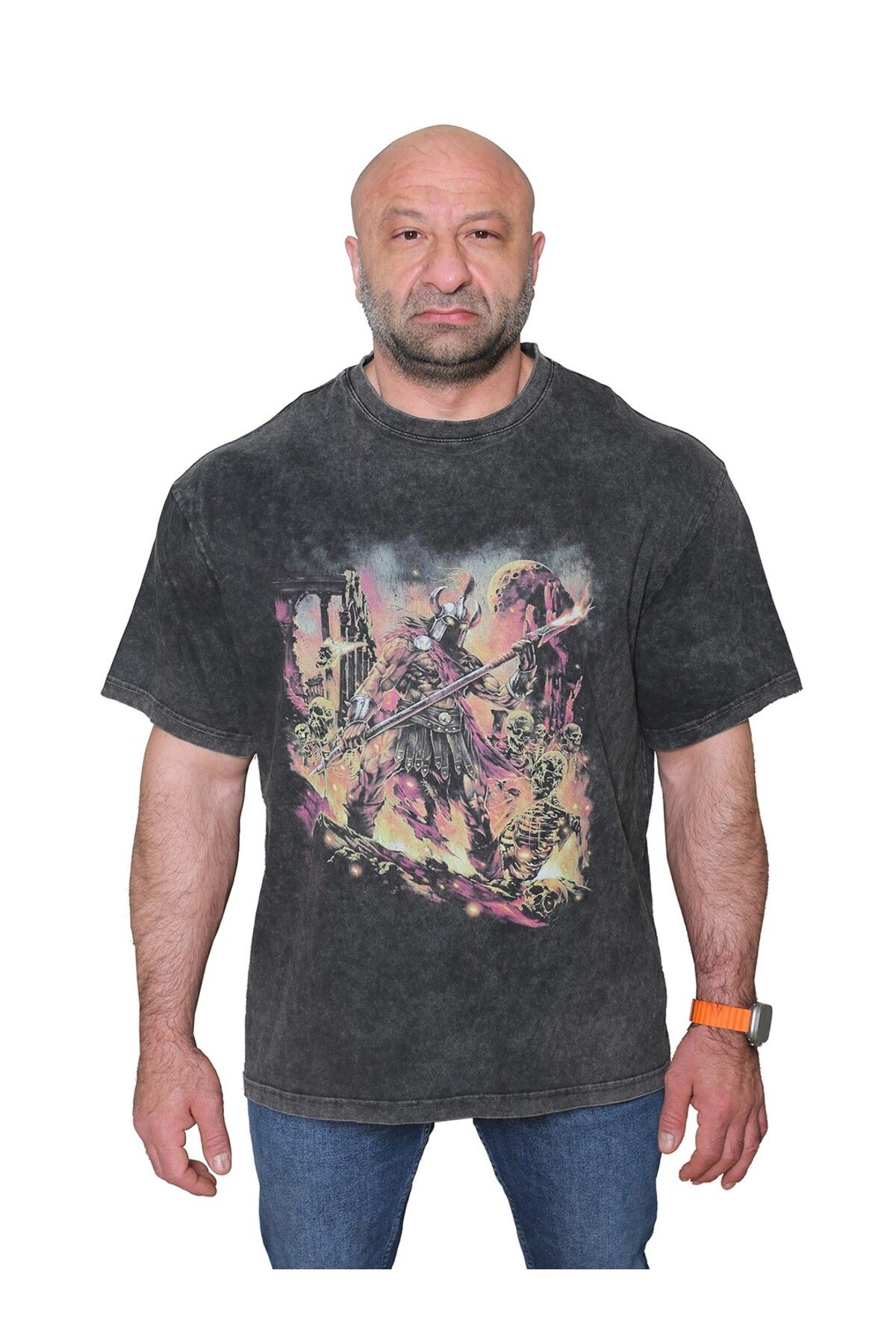 Muu Legacy IN THE MIDDLE OF WAR Oversize T-Shirt %100 Pamuk Dijital Baskılı