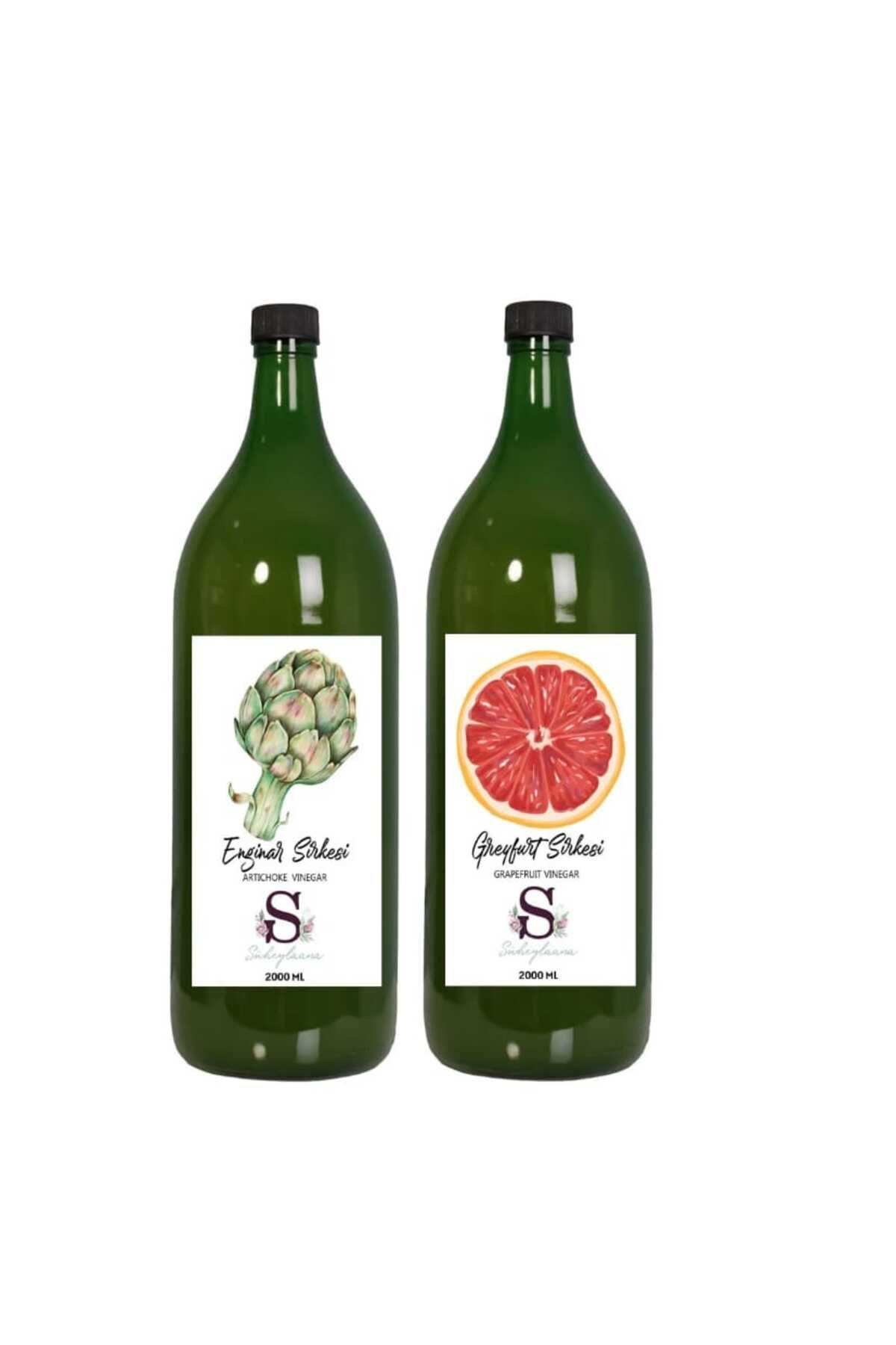 Süheylaana Doğal Enginar Sirkesi 2000 Ml - Doğal Greyfurt Sirkesi 2000 Ml