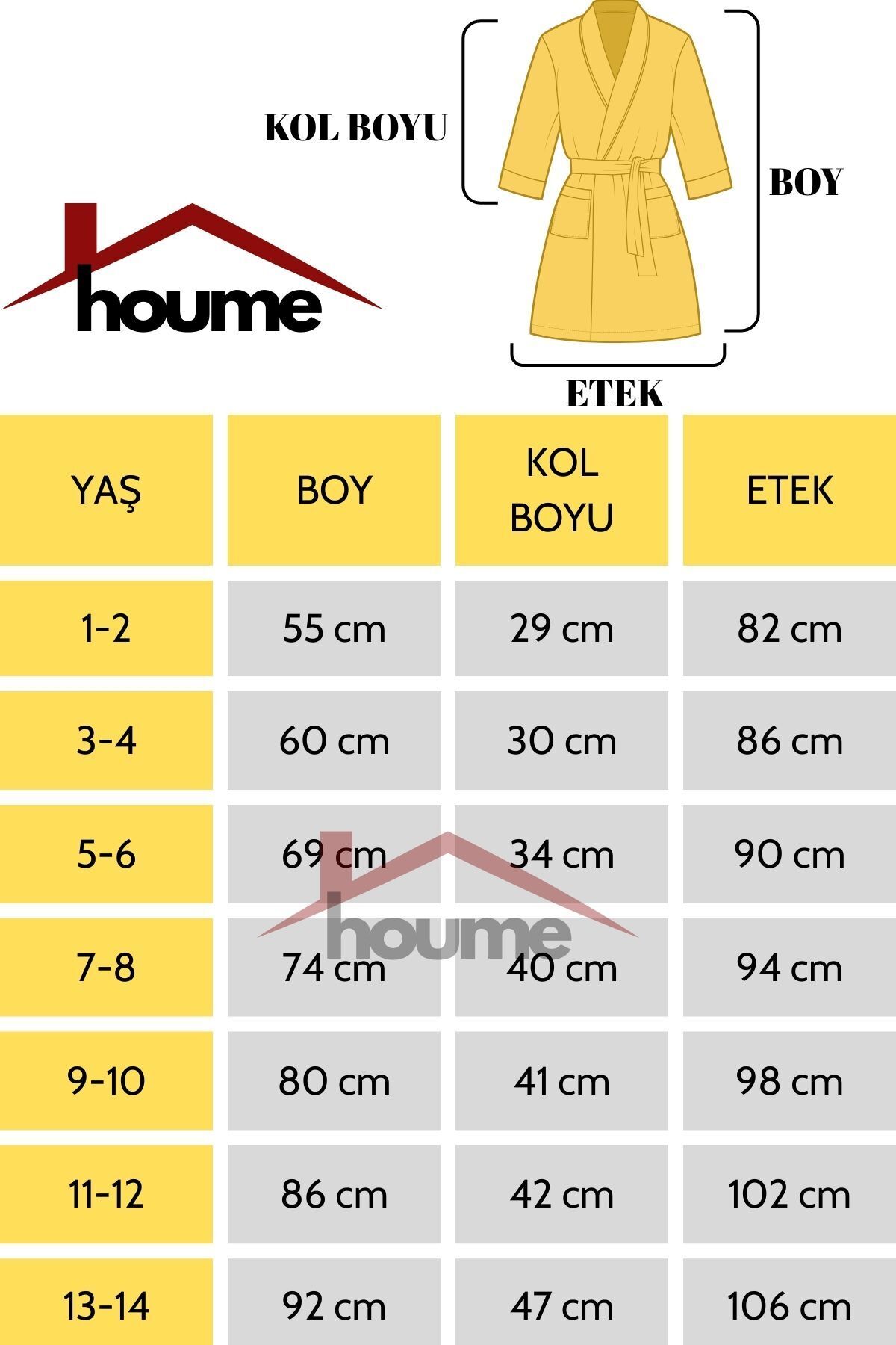 HOUME Kapşonlu Kız-erkek Çocuk Bornozu Pamuklu-KAPLAN fotoğrafı 5 (önizleme)