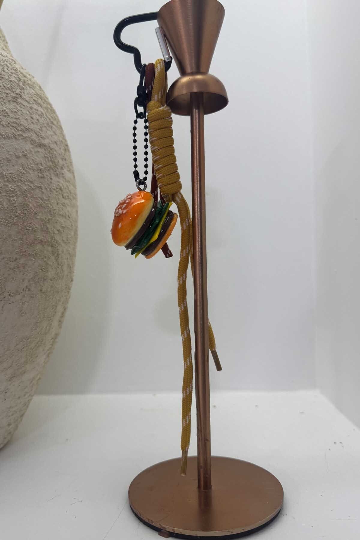 BYP Atelier Hamburger Charm Çanta Aksesuar Turuncu