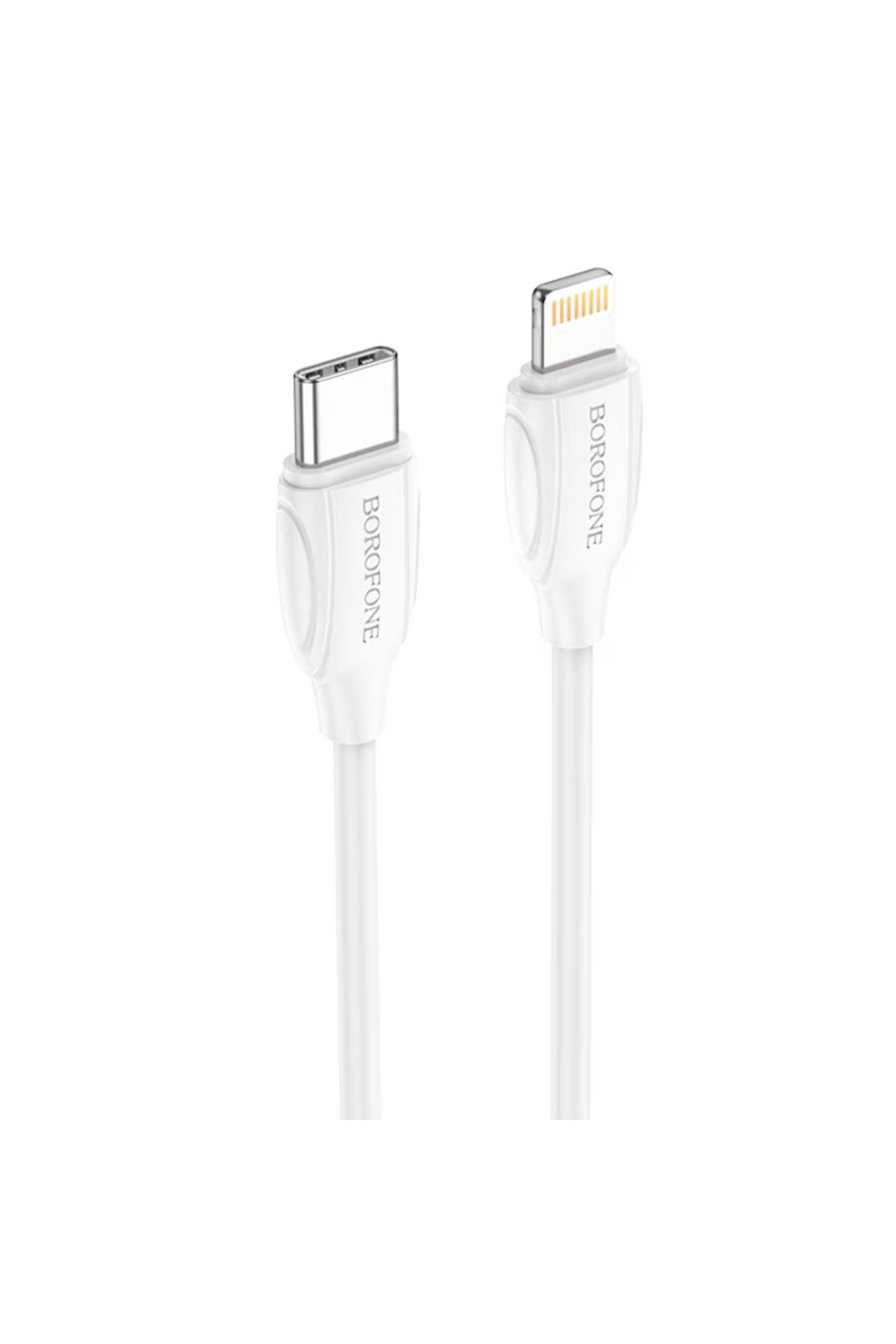 Borofone-Cablu de date și încărcare USB Type-C / Lightning USB-C pentru iPhone 14 13 12 11 Pro Max Mini 2 M - Alb 1