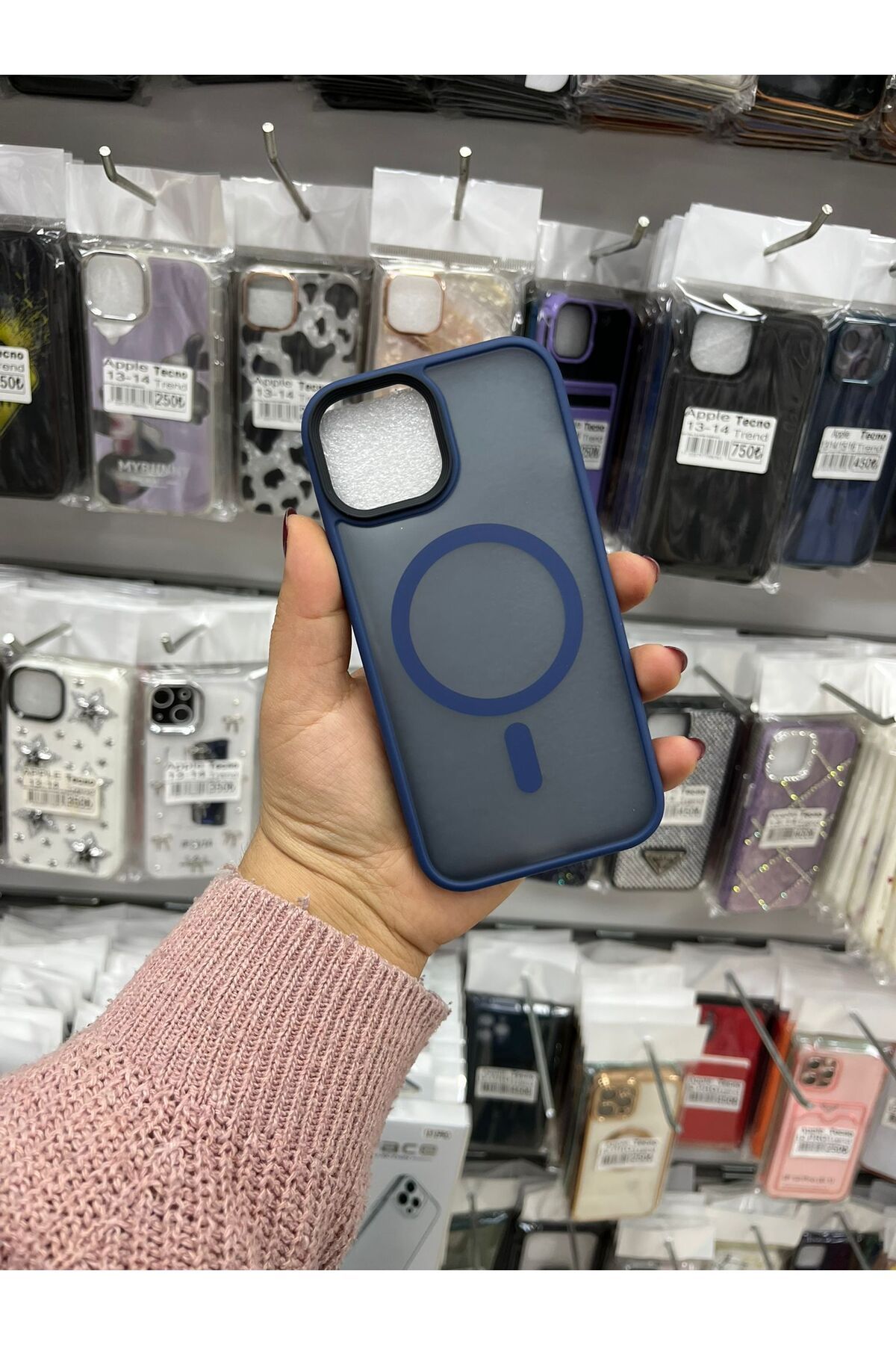 TECNOTREND Apple İphone 15 mat magsafeli silikon kılıf