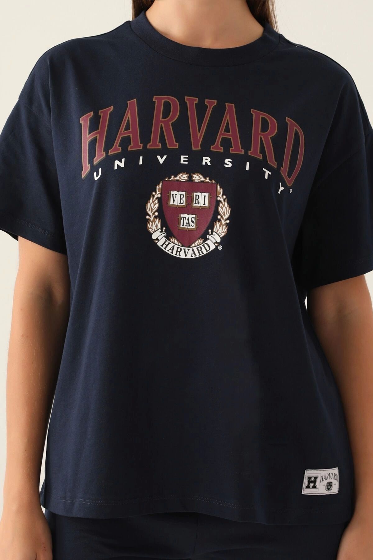 Harvard Kadın Tek Üst - Lacivert - 4