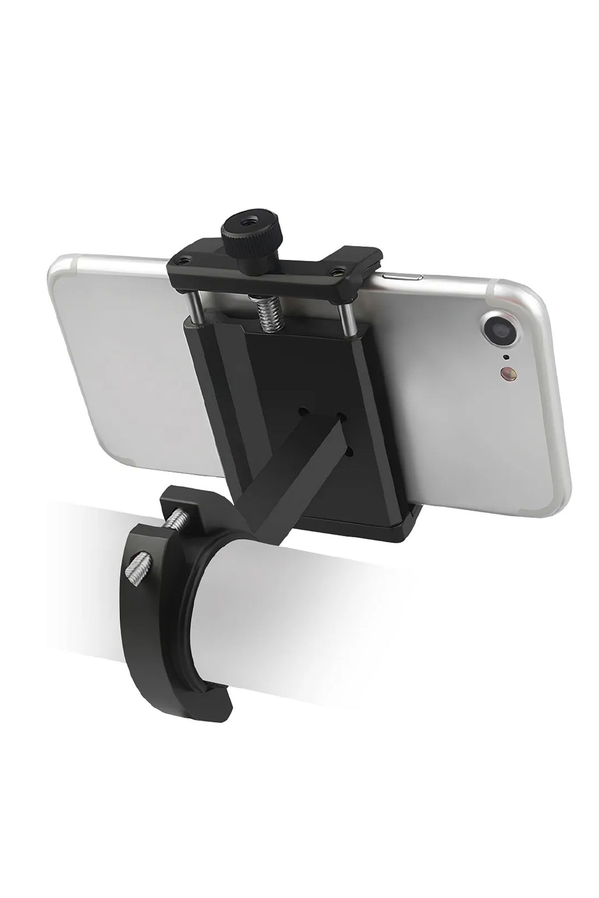 POEBGO FAMİLY'S MT15 MOTOSİKLET BİSİKLET SCOOTER İÇİN DAYANIKLI GİDON UYUMLU CNC ALÜMİNYUM TELEFON TUTUCU (5162)