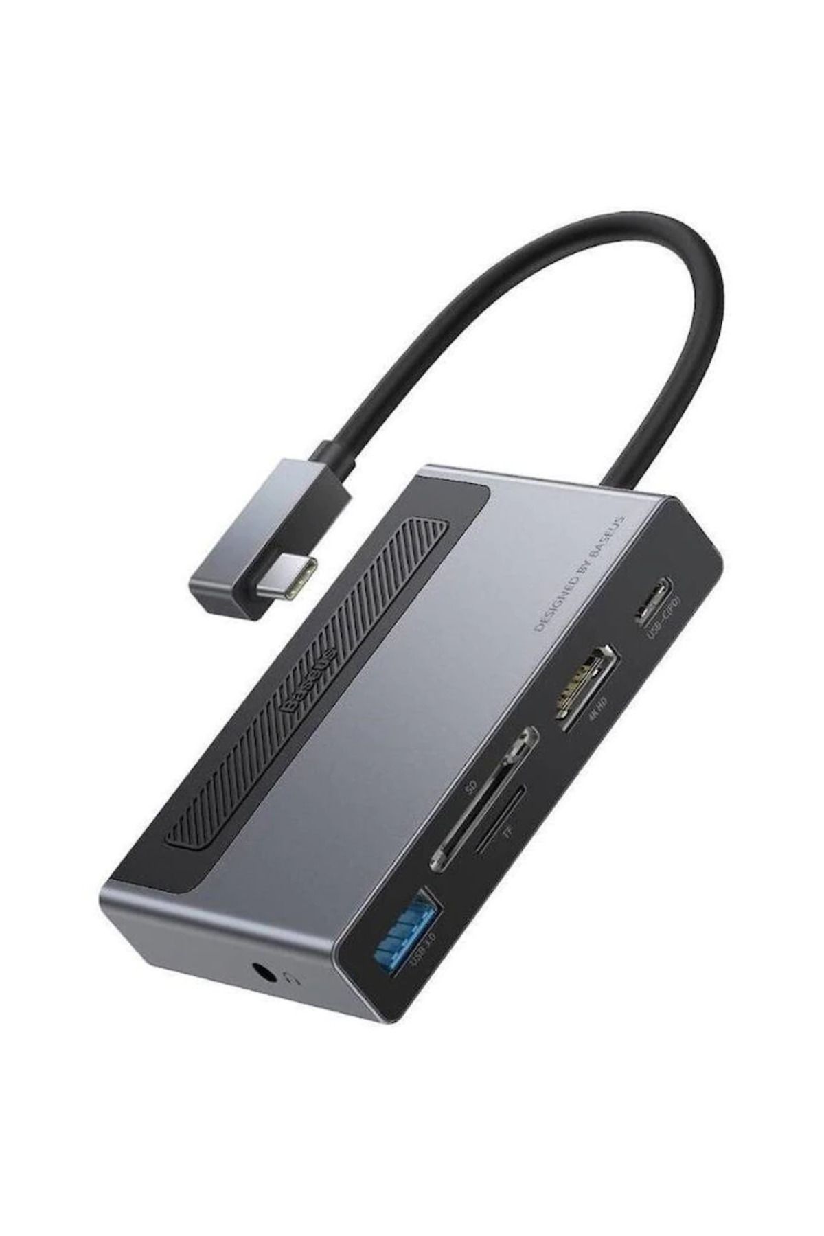 Baseus-Stație de andocare Hub Baseus Multifuncțională USB-A USB-C HDMI SD MicroSD Mufă 3.5mm PC 100W USB Tip-C 14