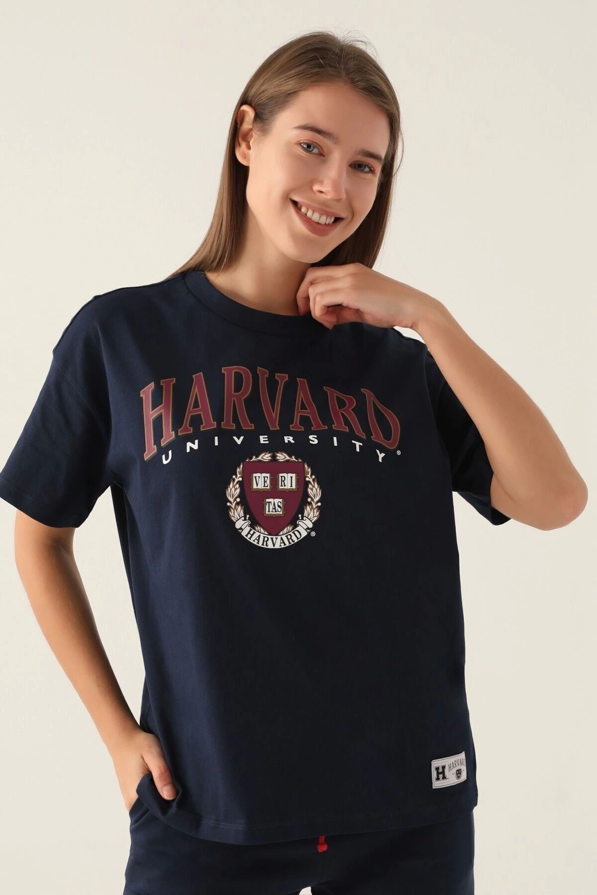 Harvard Kadın Tek Üst - Lacivert - 3