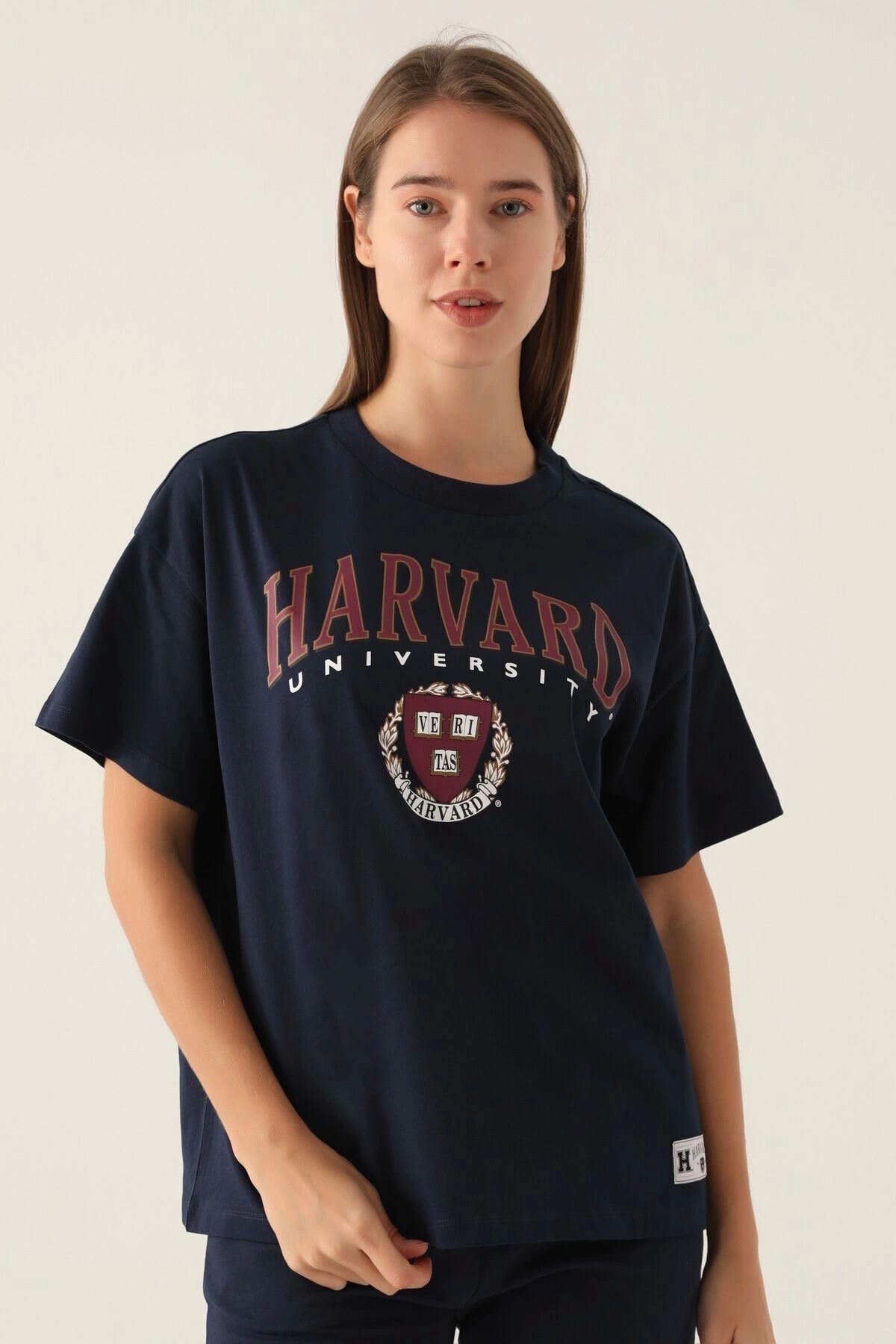 Harvard Kadın Tek Üst - Lacivert - 2