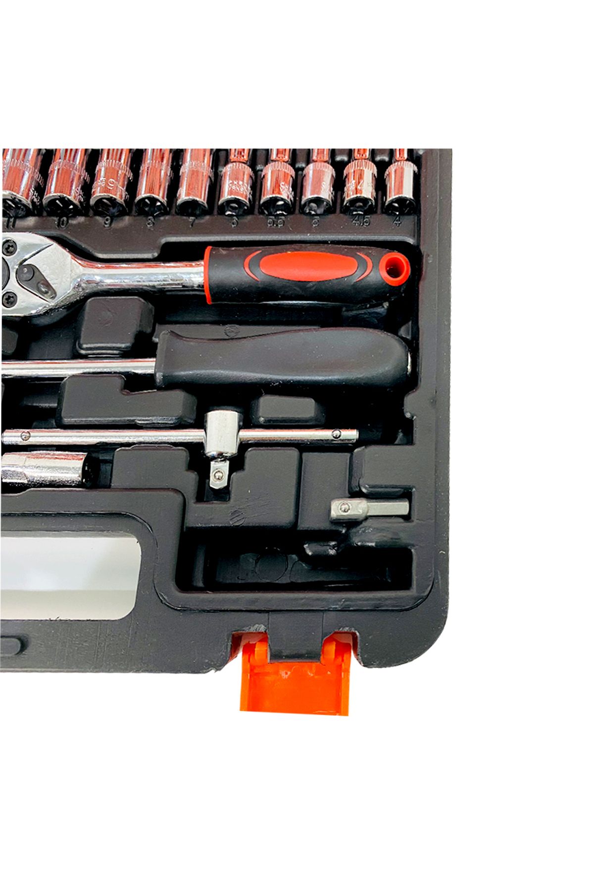 SHUNDA-53PCS 1/4" Drive Socket Set, CR-V Chrome Vanadium, Professional Quality, Compact Tool Kit 5