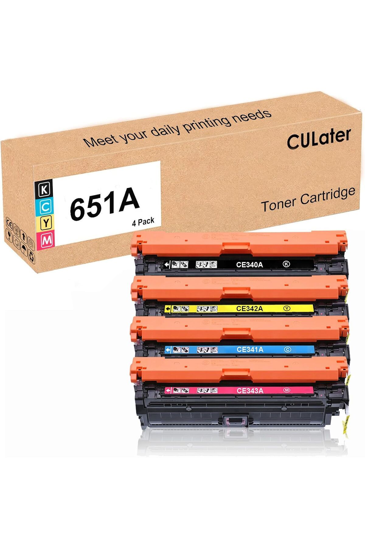 HP 651A CE340A CE341A CE342A CE343A Remanufactured Toner HP M775 M775dn M775f M775z M775z