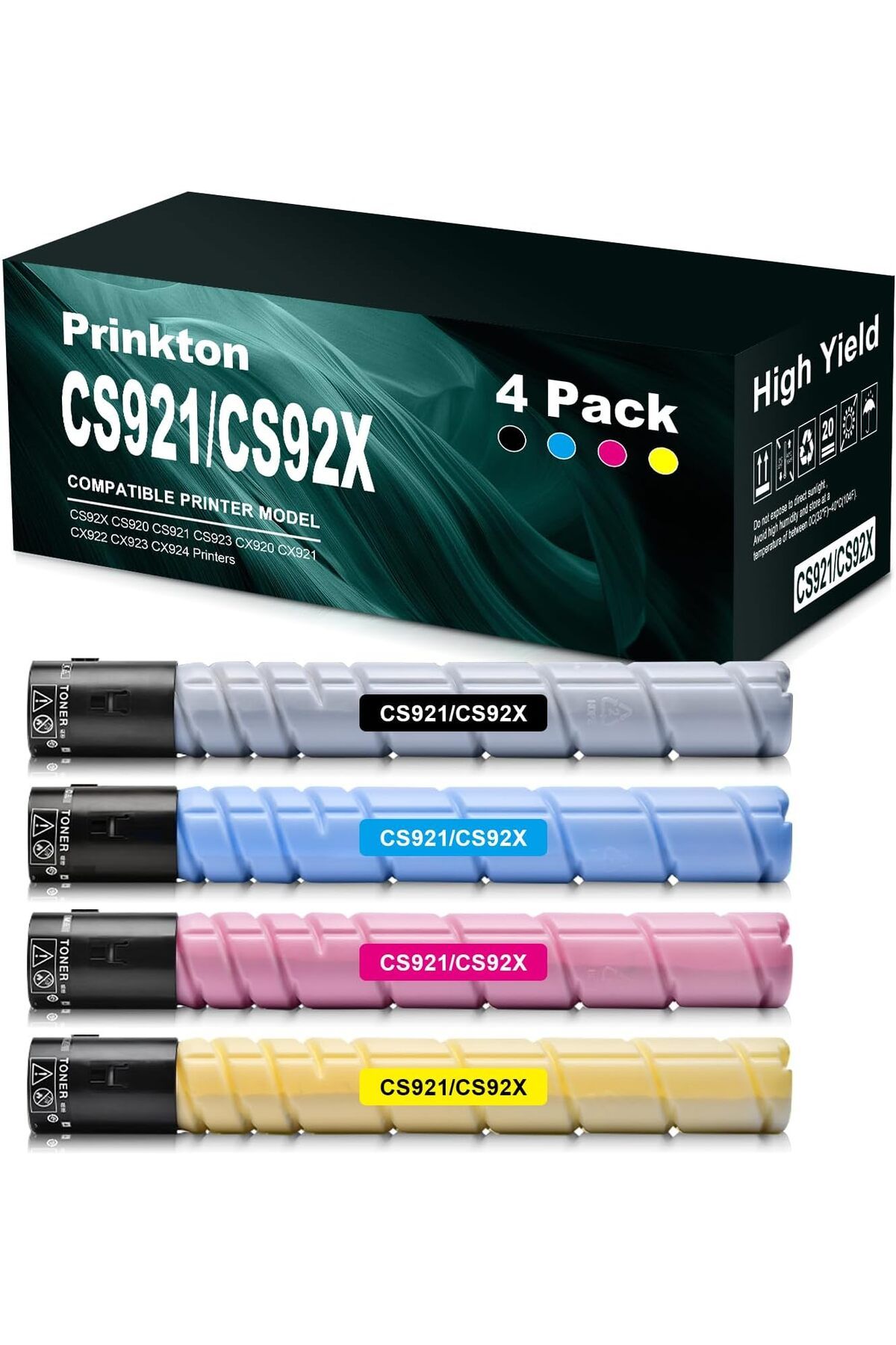 Lexmark CS92X CS920 CS923 CX920 CX921 CX922 CX923 CX924 Printer(4 Pack)