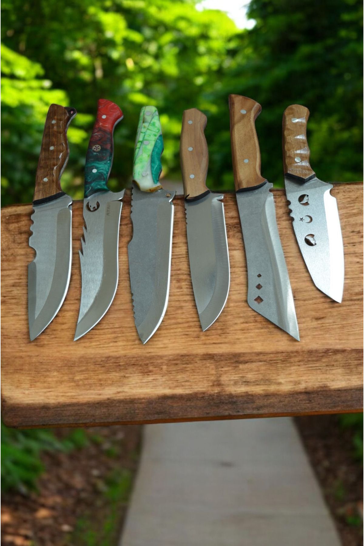 MERTCAN KNİFE 4lü 5li 6li 7li 8li outdoor av ve kamp bıçağı mutfak bıçağı çakı