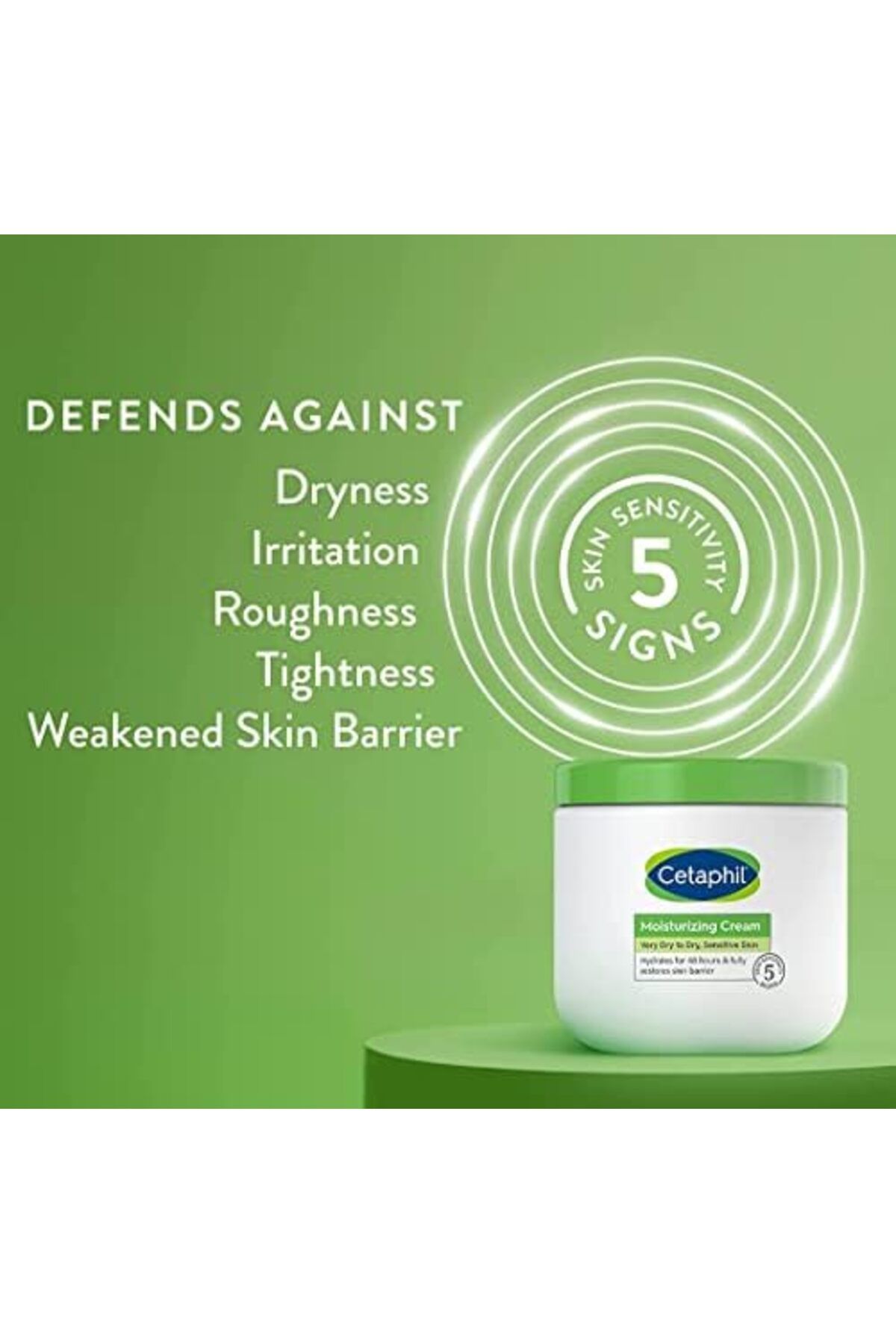 Cetaphil-Ultimate Hydration Cream with Prebiotic Extract, For Very Dry and Sensitive Skin, Two Packs 5
