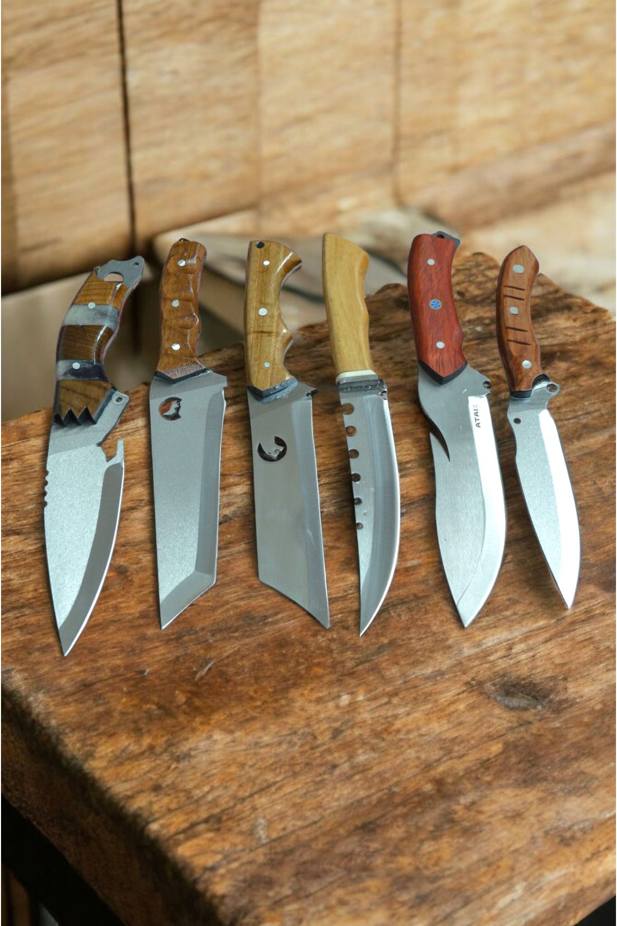 MERTCAN KNİFE 4lü 5li 6li 7li 8li outdoor av ve kamp bıçağı mutfak bıçağı çakı