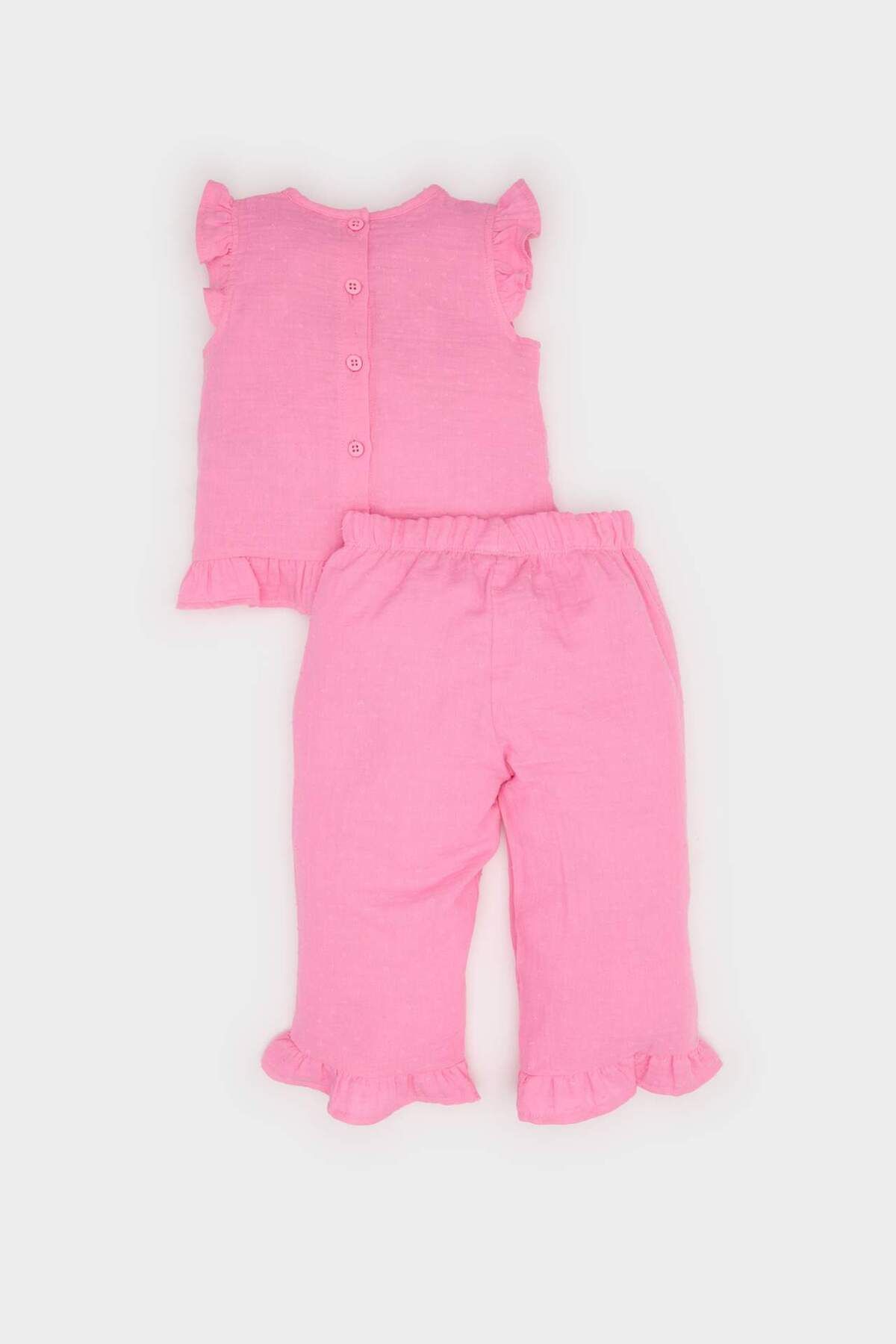 DeFacto-Baby Mädchen 2er Set Ärmelloses T-Shirt Elastische Taille Unten E8388a525sm 5
