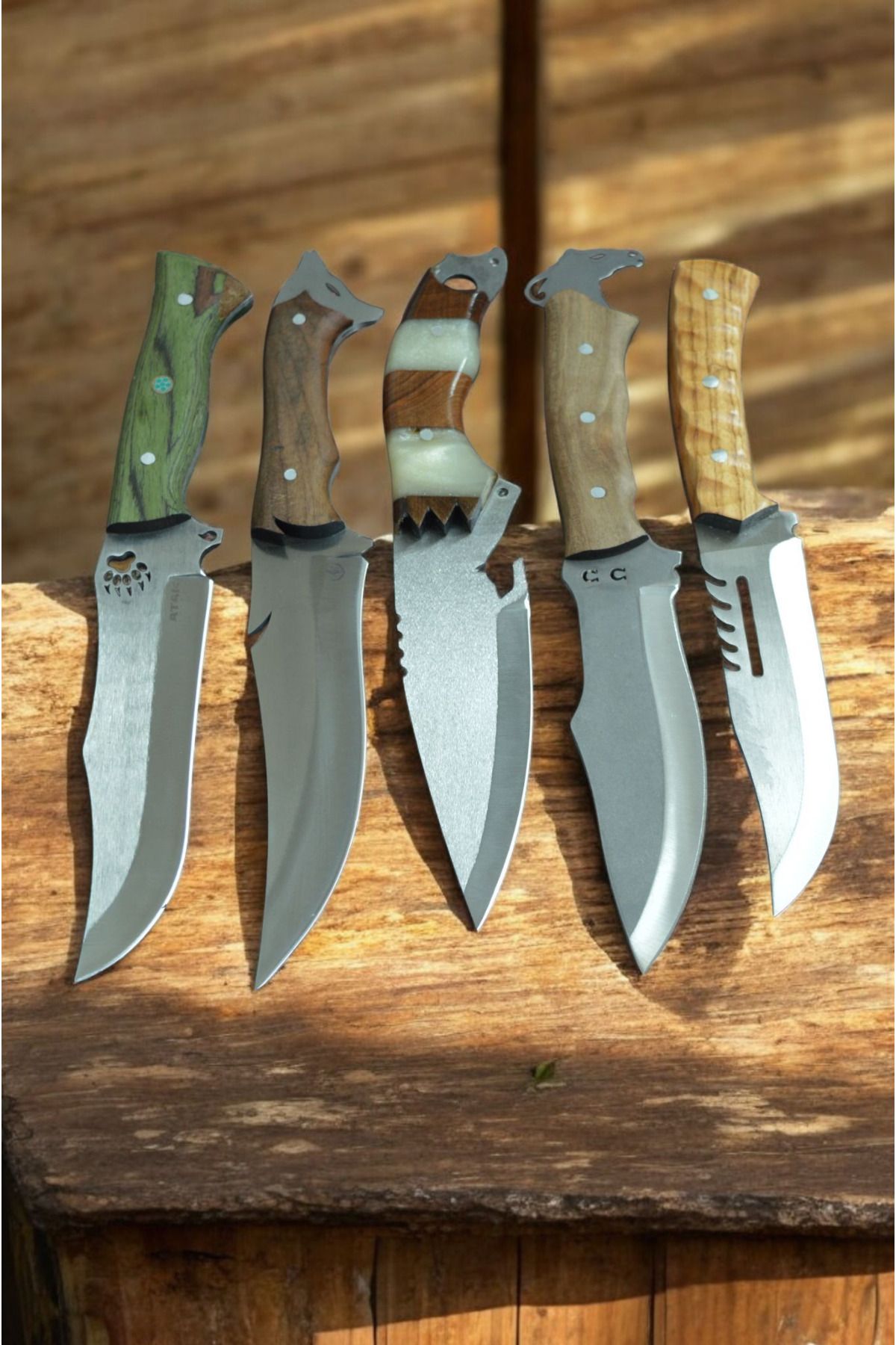 MERTCAN KNİFE 4lü 5li 6li 7li 8li outdoor av ve kamp bıçağı mutfak bıçağı çakı
