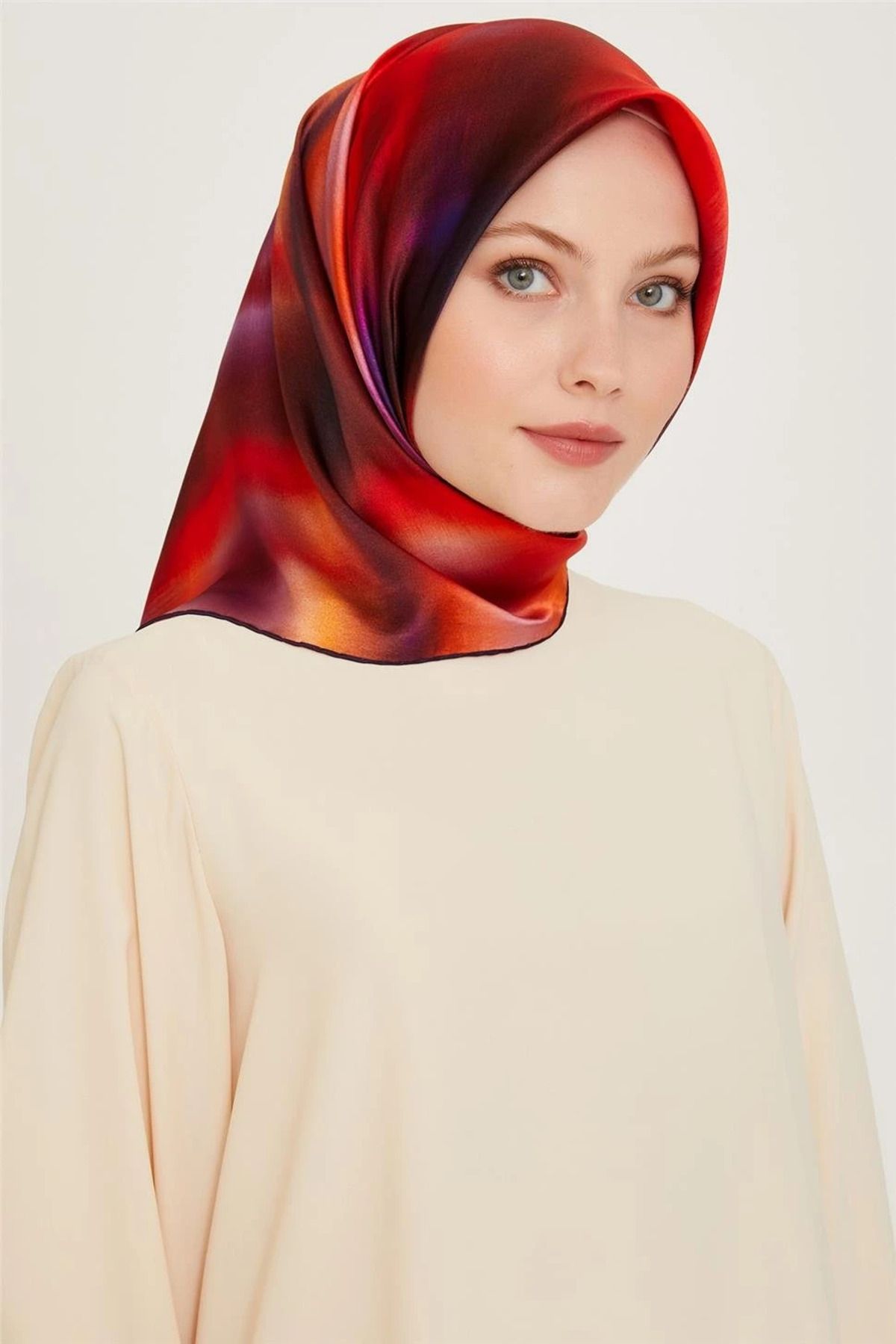 Armine DJ SAF İPEK EŞARP 9229D (S) (NOSTALJİ SURA)-51