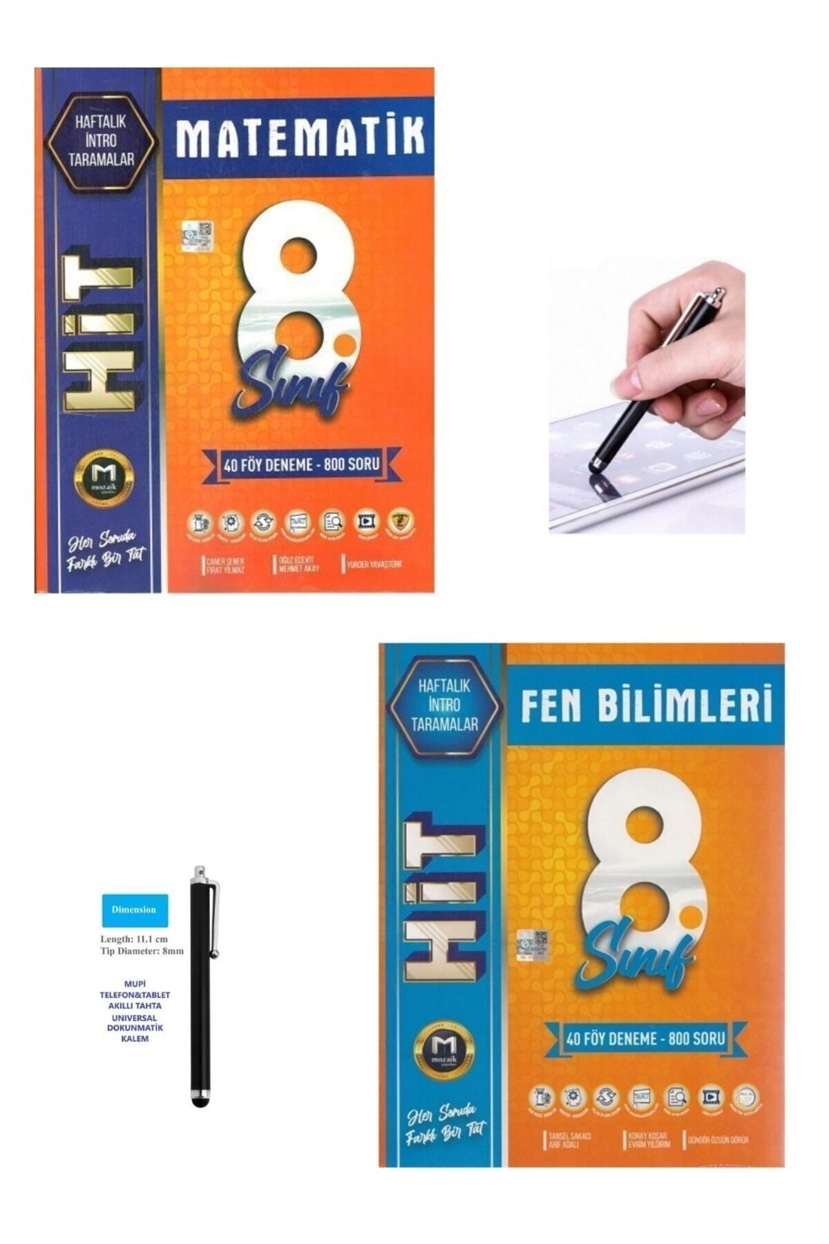 Marsis Yayınları Mozaik Lgs 8. Sınıf Matematik Fen Bilimleri Hit 80föy 1600 Soru Deneme Seti+ Dokunmatik Kalem