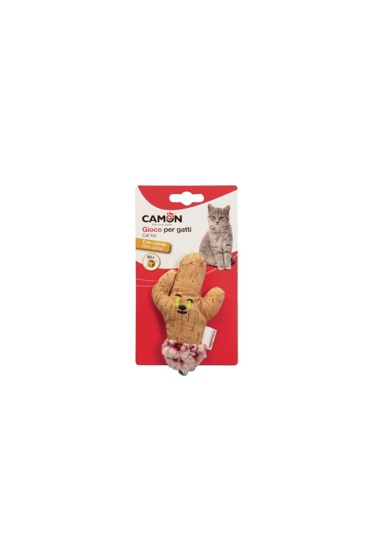 Camon Zilli Catnipli Neşeli Kaktüs 12 cm