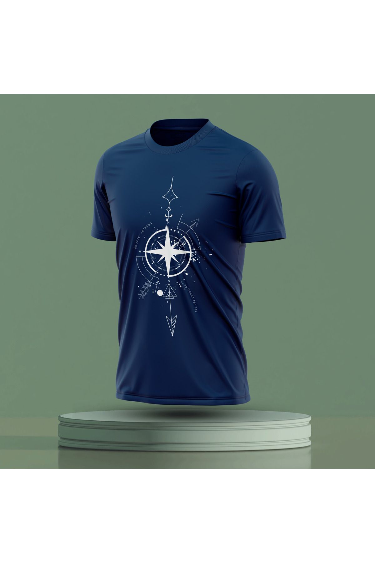 Bulvar Lee Erkek Sıfır Yaka Baskılı Yazlık T-Shirt