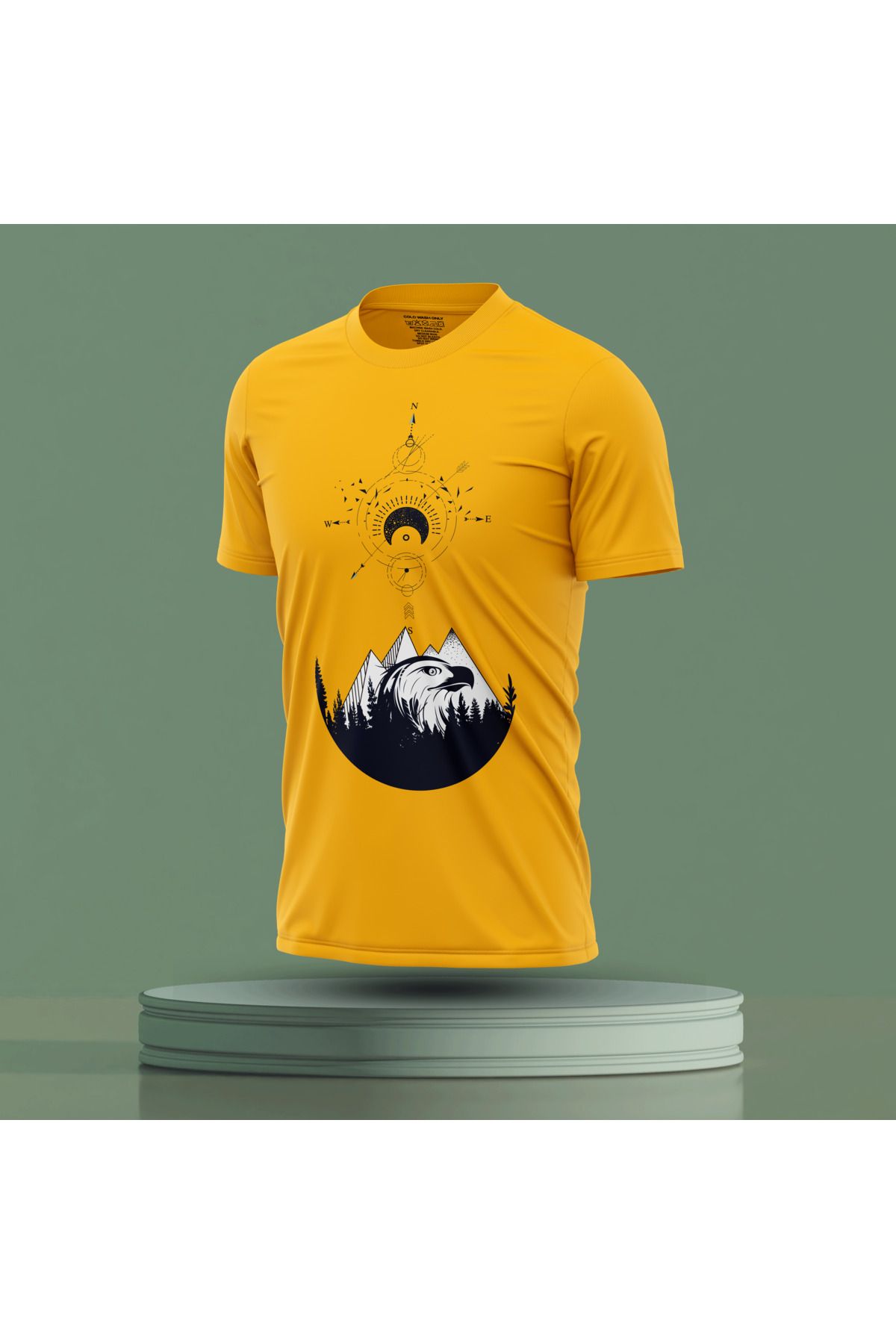 Bulvar Lee Erkek Sıfır Yaka Baskılı Yazlık T-Shirt