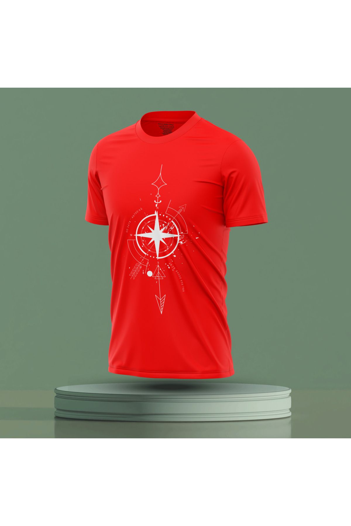 Bulvar Lee Erkek Sıfır Yaka Baskılı Yazlık T-Shirt