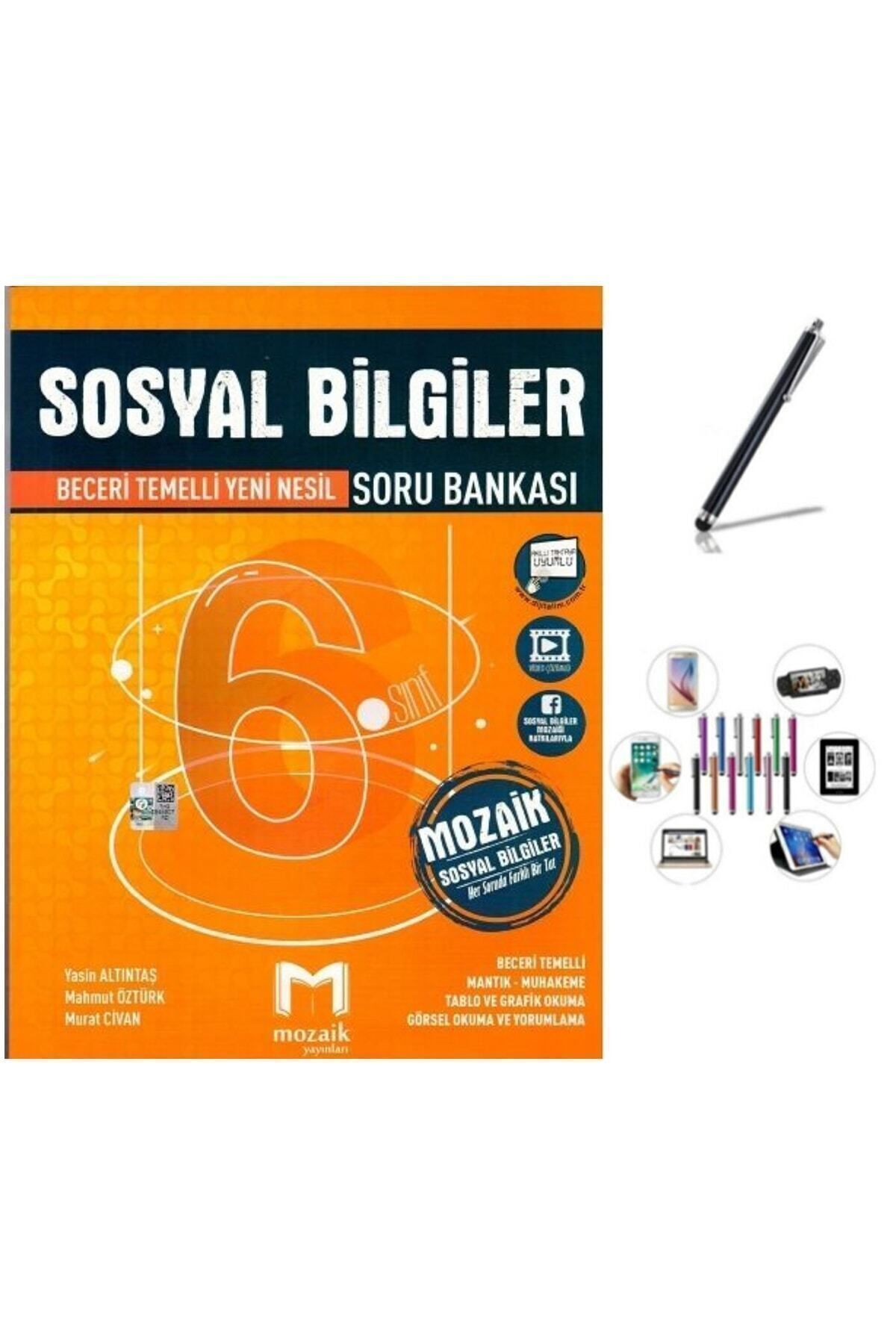 Marsis Yayınları Mozaik 6. Sınıf Sosyal Bilgiler Soru Bankası Güncel+dokunmatik Kalem