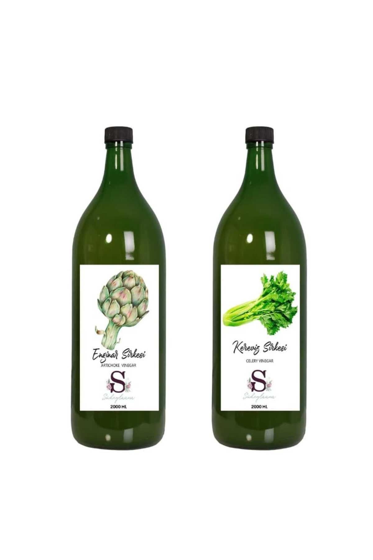 Süheylaana Doğal Enginar Sirkesi 2000 Ml - Doğal Kereviz Sirkesi 2000 Ml
