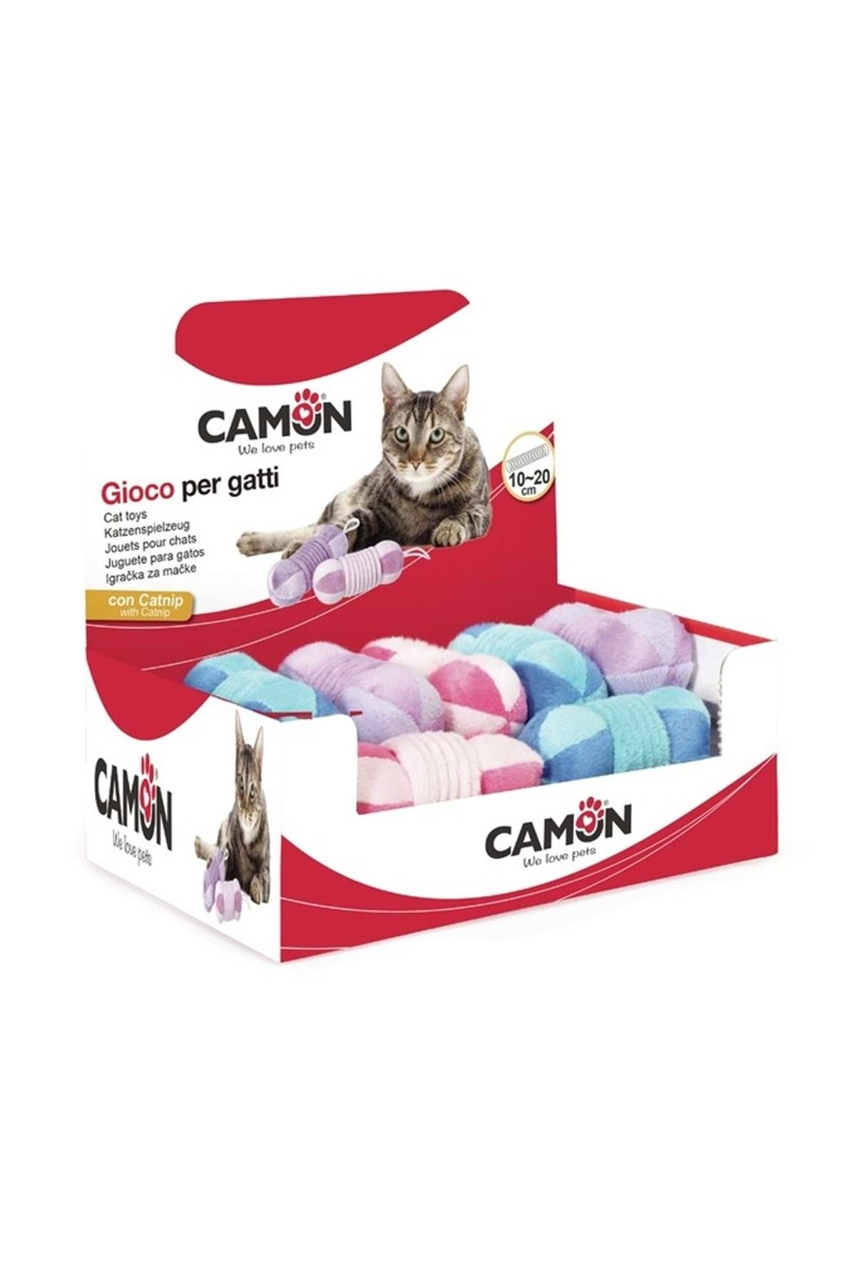 Camon Yaylı Top Kedi Oyuncağı