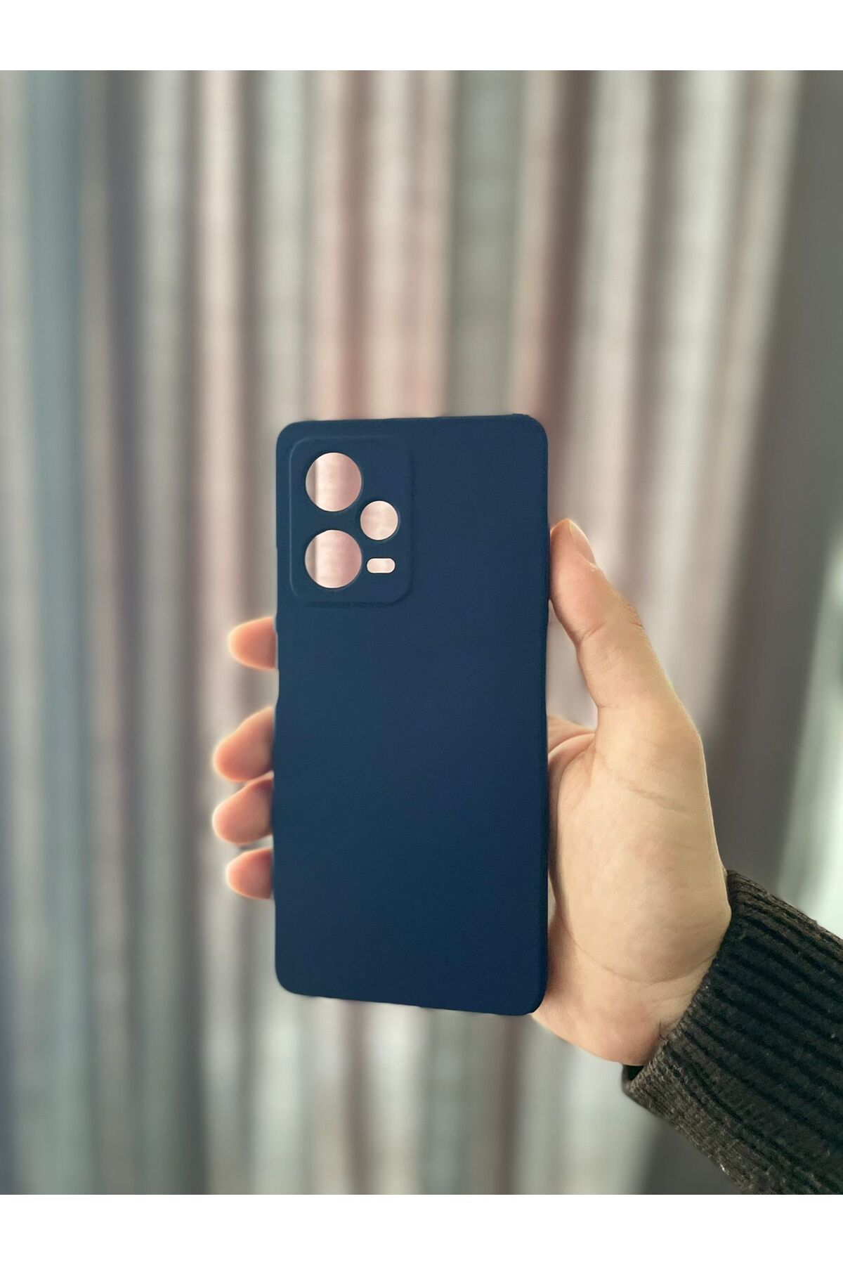 tak pratik Xiaomi Redmi Note 12 Pro 5G Mor silikon telefon kılıfı