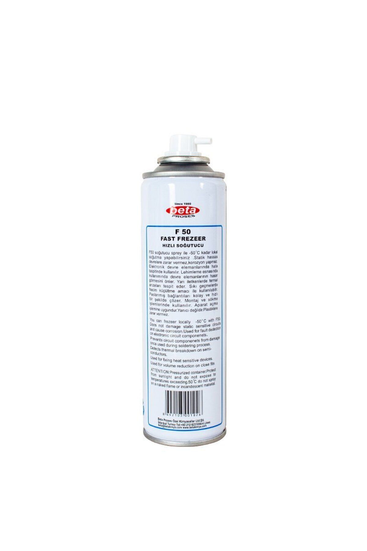 POEBGO FAMİLY'S SOĞUTUCU SPREY BETA F-50 FAST FREZEER 200 ML KT-50 (5162)