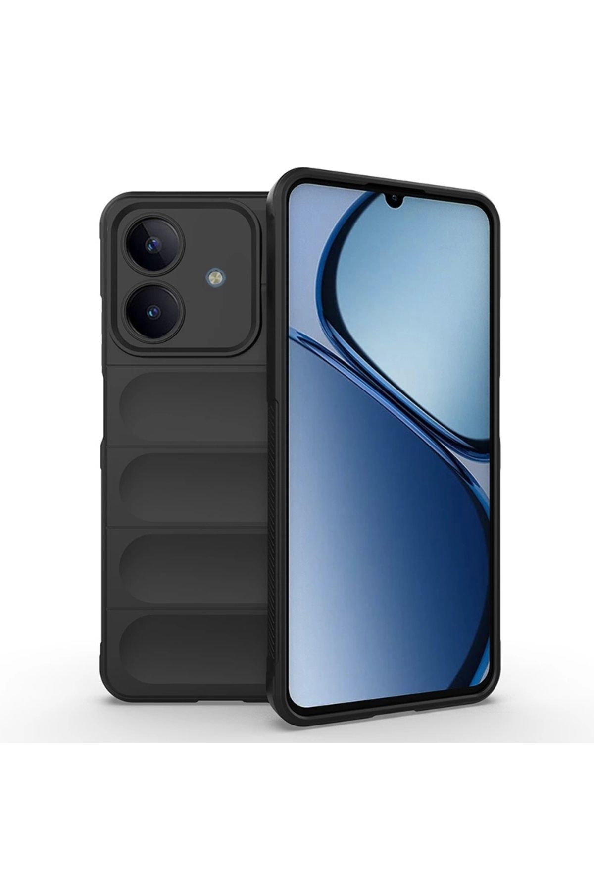 Lopard Realme Note 60 Kılıf Esnek Tpu Oyuklu Arka Yüzey Tasarımlı Lopard Etnik Silikon Kapak