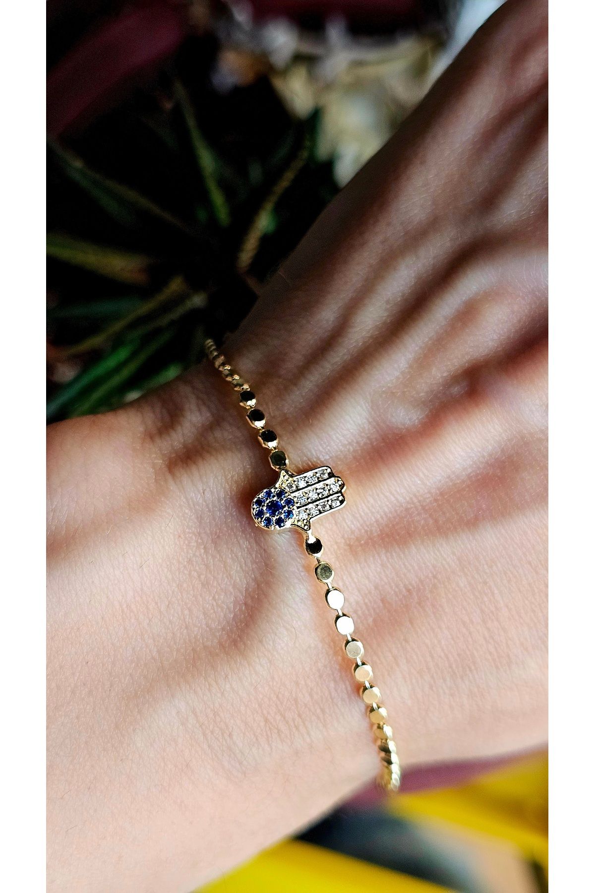 stainless steell Hamsa Bileklik | İleri Seviye Alerjik Ciltler için - Medikal Çelik