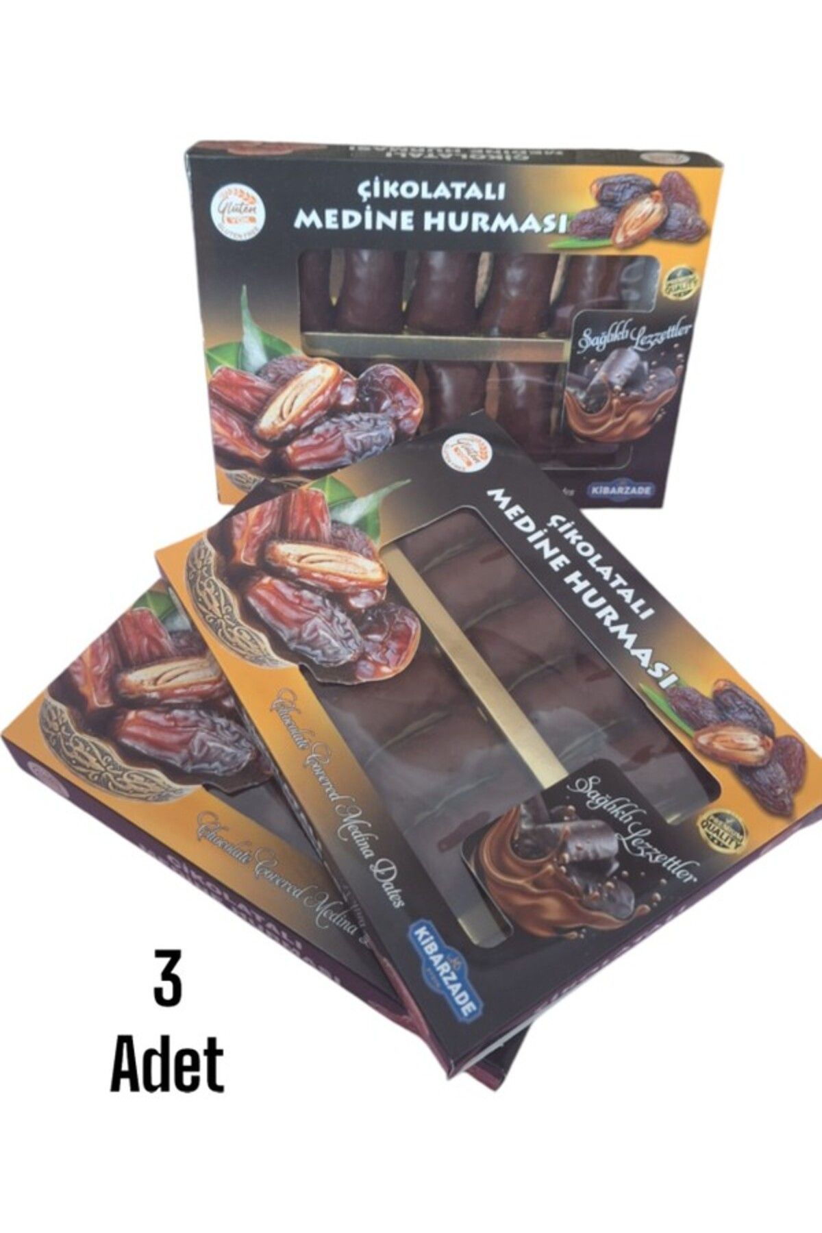 cemzade Çikolatalı Hurma Şekeri 3 Adet 3*280 gr