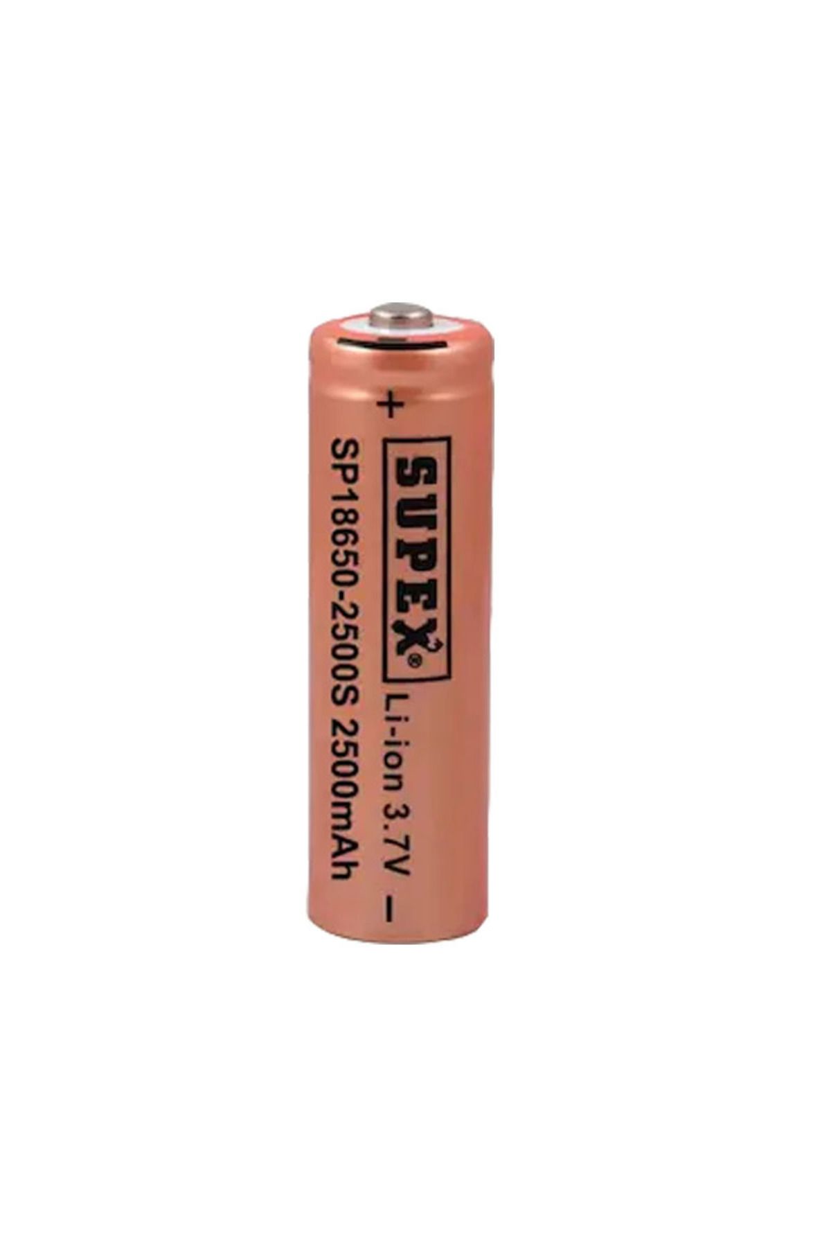 POEBGO FAMİLY'S SUPEX 18650-2500S 3.7V 2500 MAH BAŞLI LI-ION PİL (5162)
