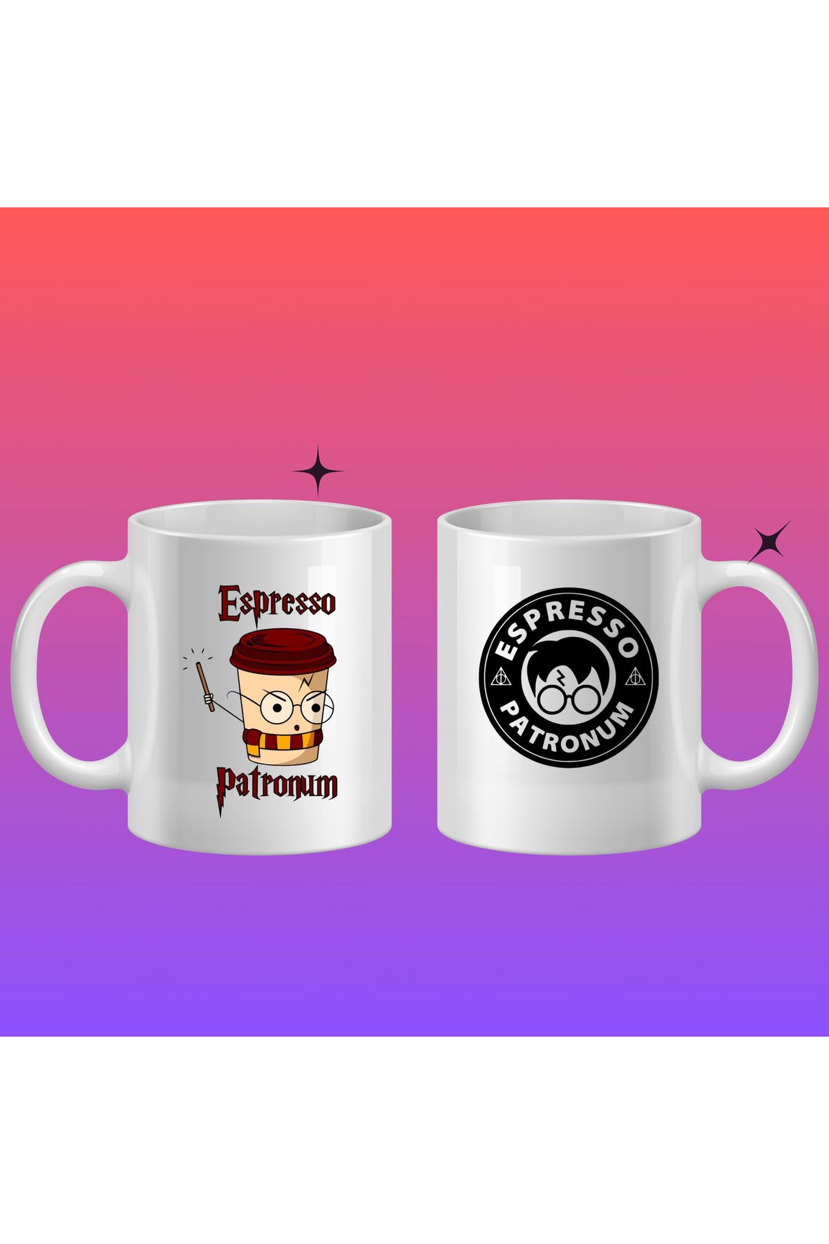 freyja design Harry Potter baskılı tasarım kupa bardak