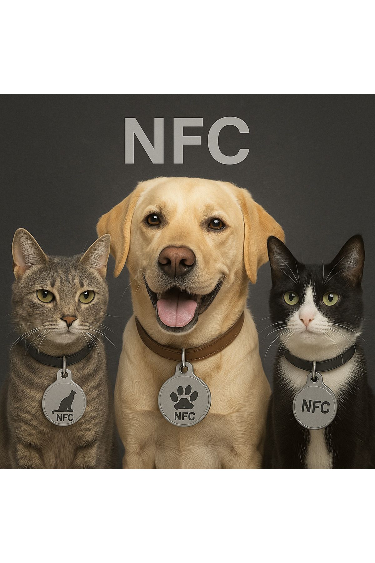 3boyutstore NFC Anahtarlık | Dokun Paylaş Özelliği | Sosyal Medya & Evcil Hayvan Bilgi Paylaşımı