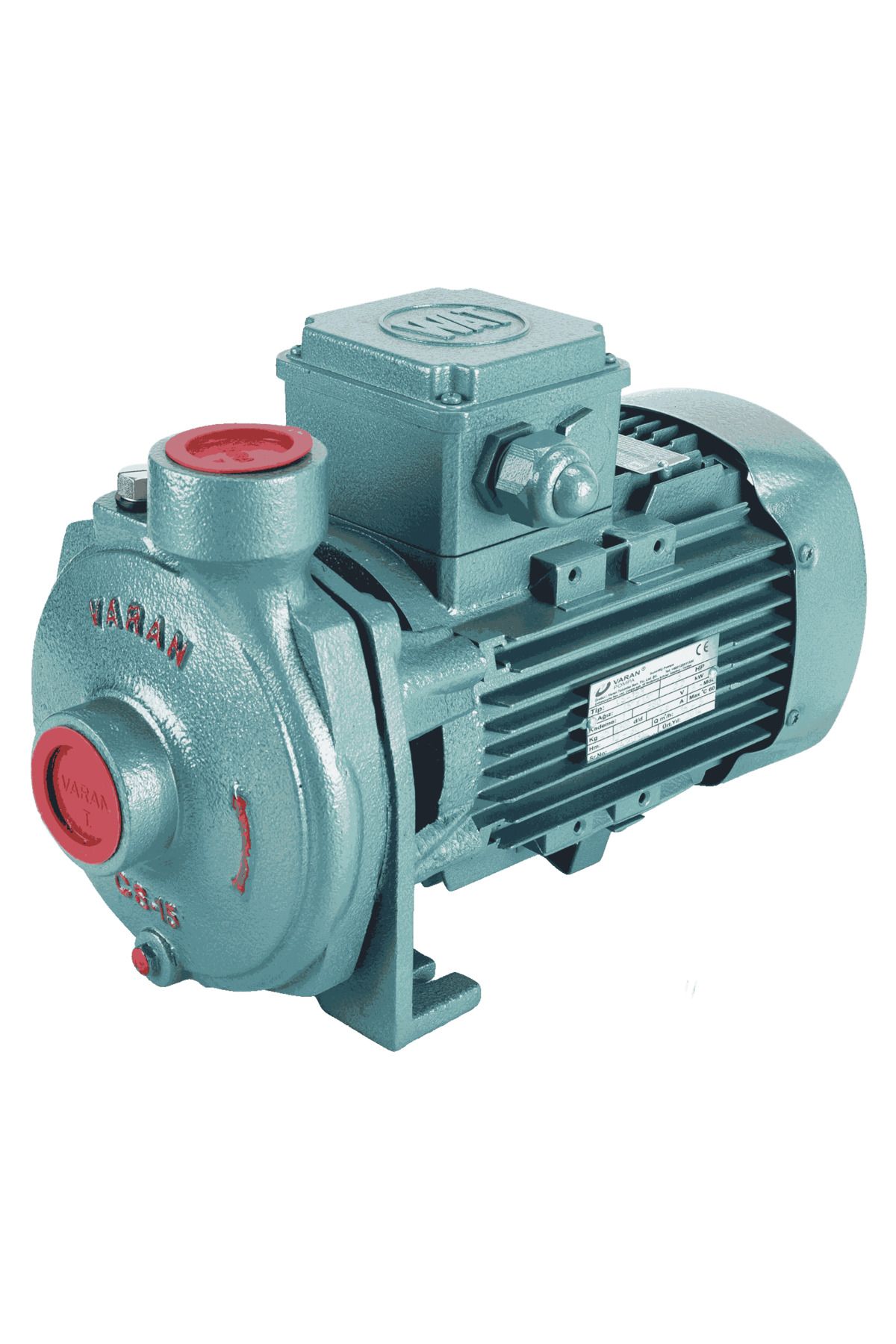 ALAVAN Varan CS 153 Tek Kademe Monoblok Santrifüj Pompa 3 HP / 2.2 kW, Trifaze 380 V, 32 Mss, 16 m3/h