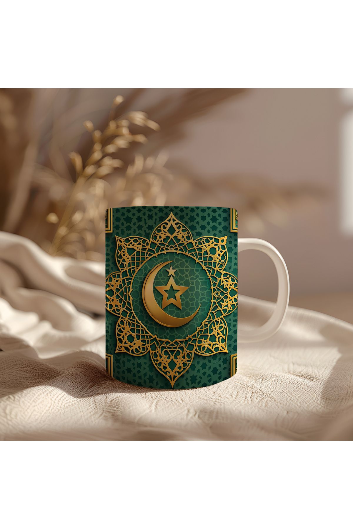 waspandhornet Hilal ve Yıldız Temalı Kupa