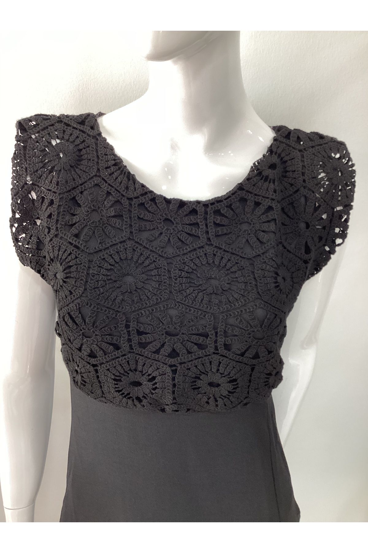 gozdefashion Dokulu Elbise