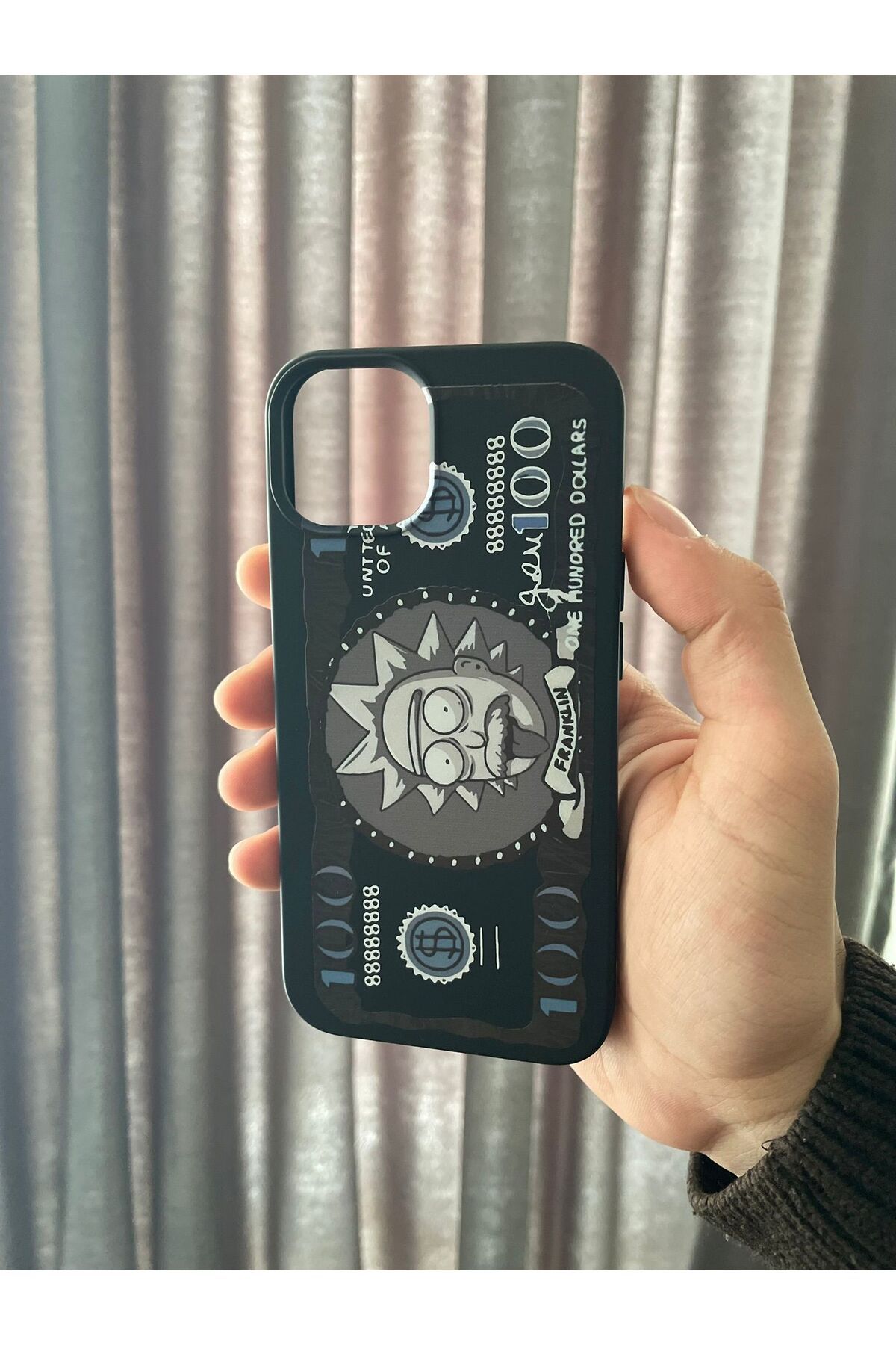 tak pratik İphone 13 Uyumlu Franklin Figürlü Silikon Kılıf
