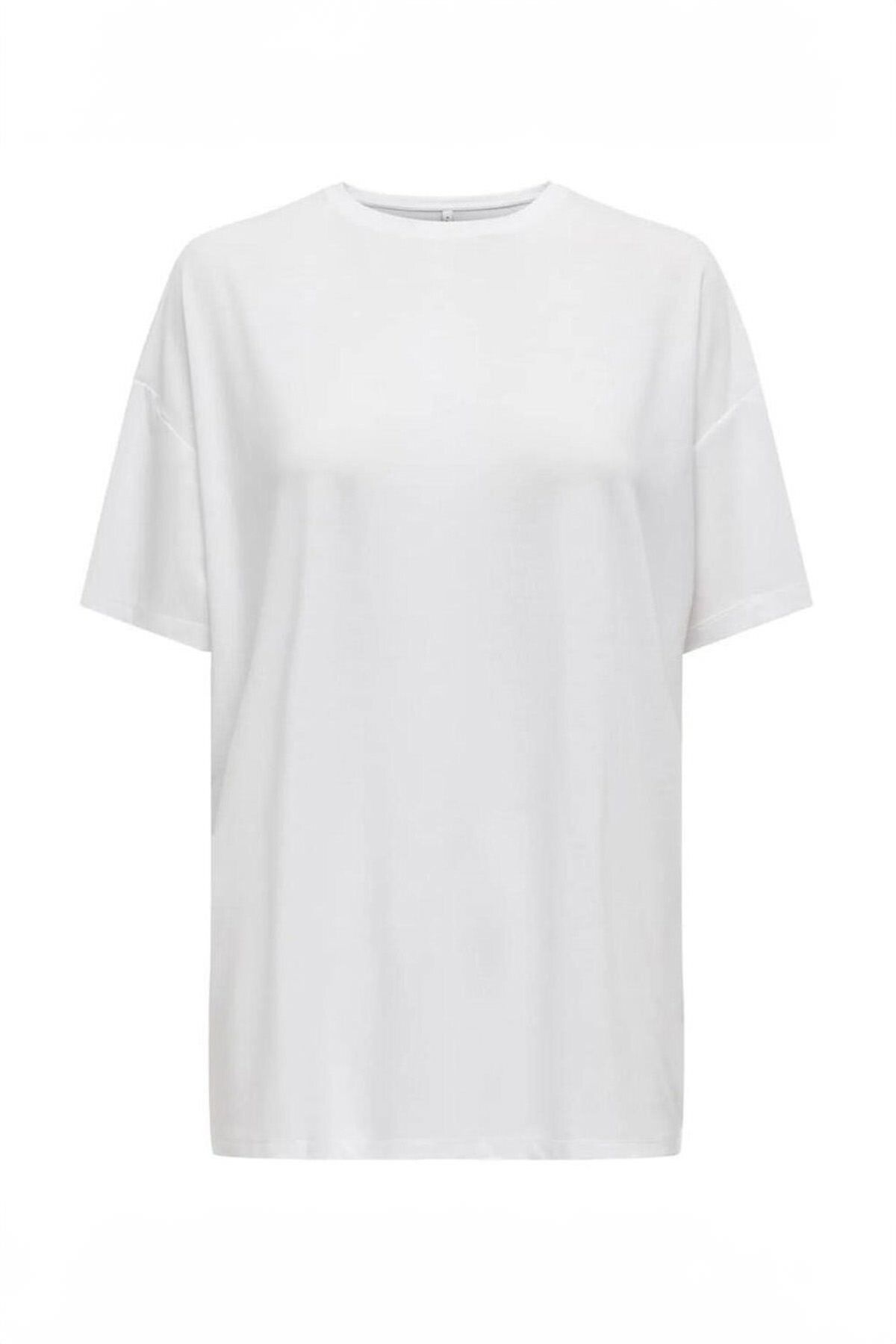 ONLY Kadın / Kız Beyaz Tişört (Model Kodu: 15334977 )