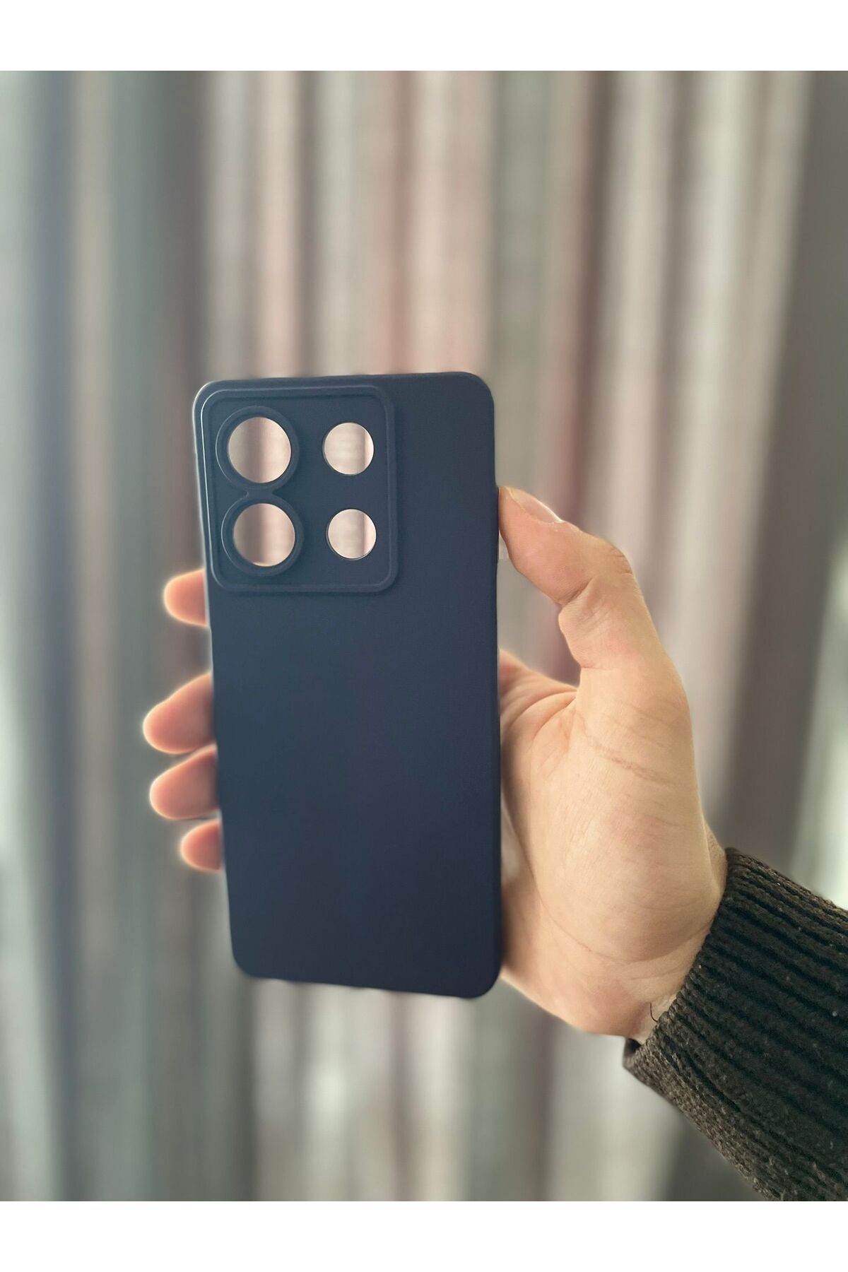 tak pratik Xiaomi Redmi Note 13 Pro 5G Mor silikon telefon kılıfı