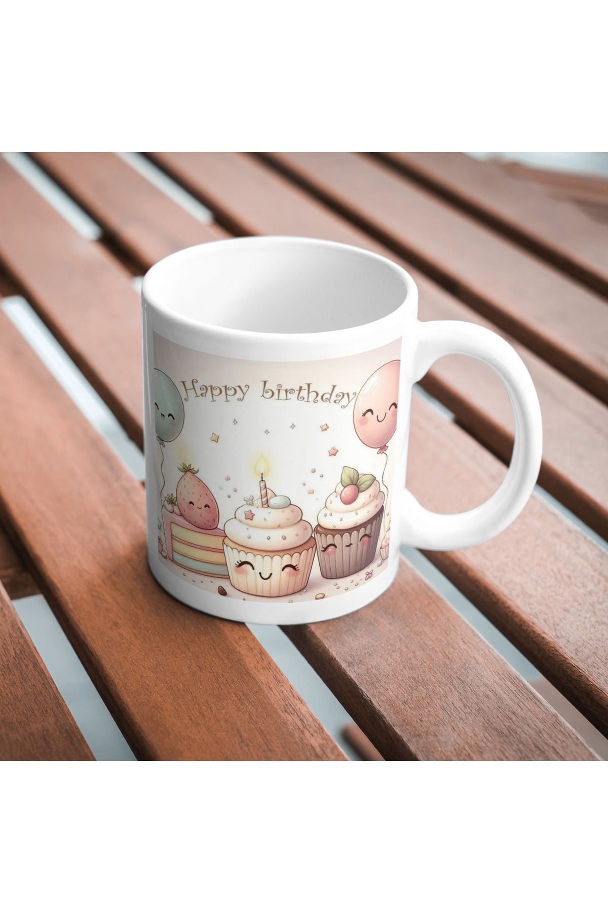freyja design happy birthday temalı kupa bardak