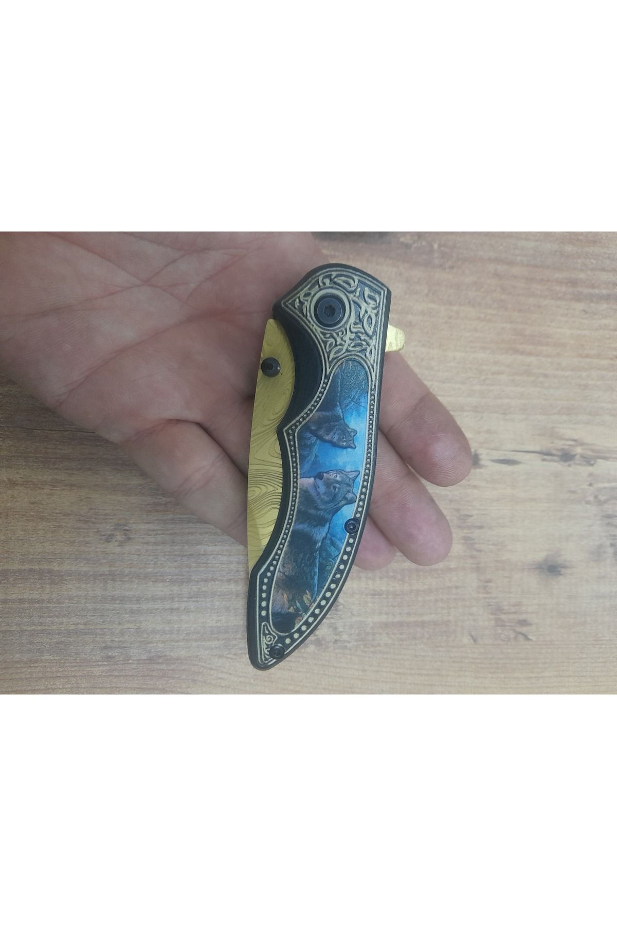 Browning Kurt figürlü kamp çakısı koleksiyon ürünü