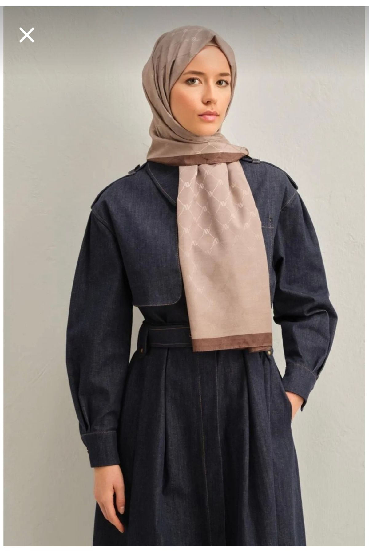 Cikozone Armine Trend Monogram Şal