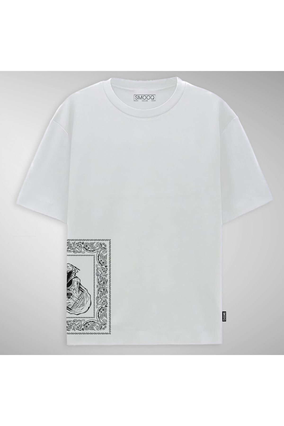 SMOOQ Giyim UNISEX BASKILI OVERSİZE TSHİRT